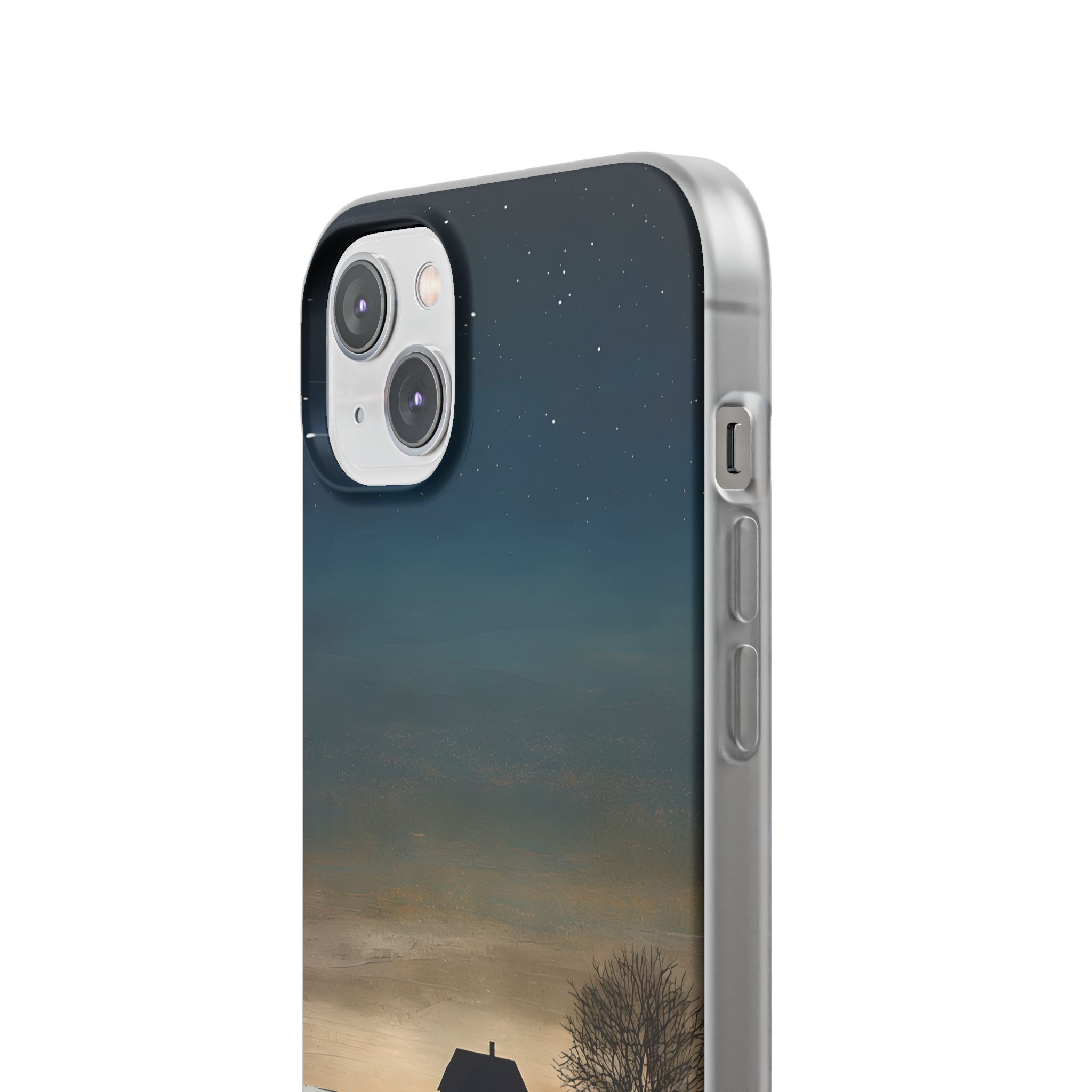 Midnight Cabin Glow · Soft Phone Case for iPhone