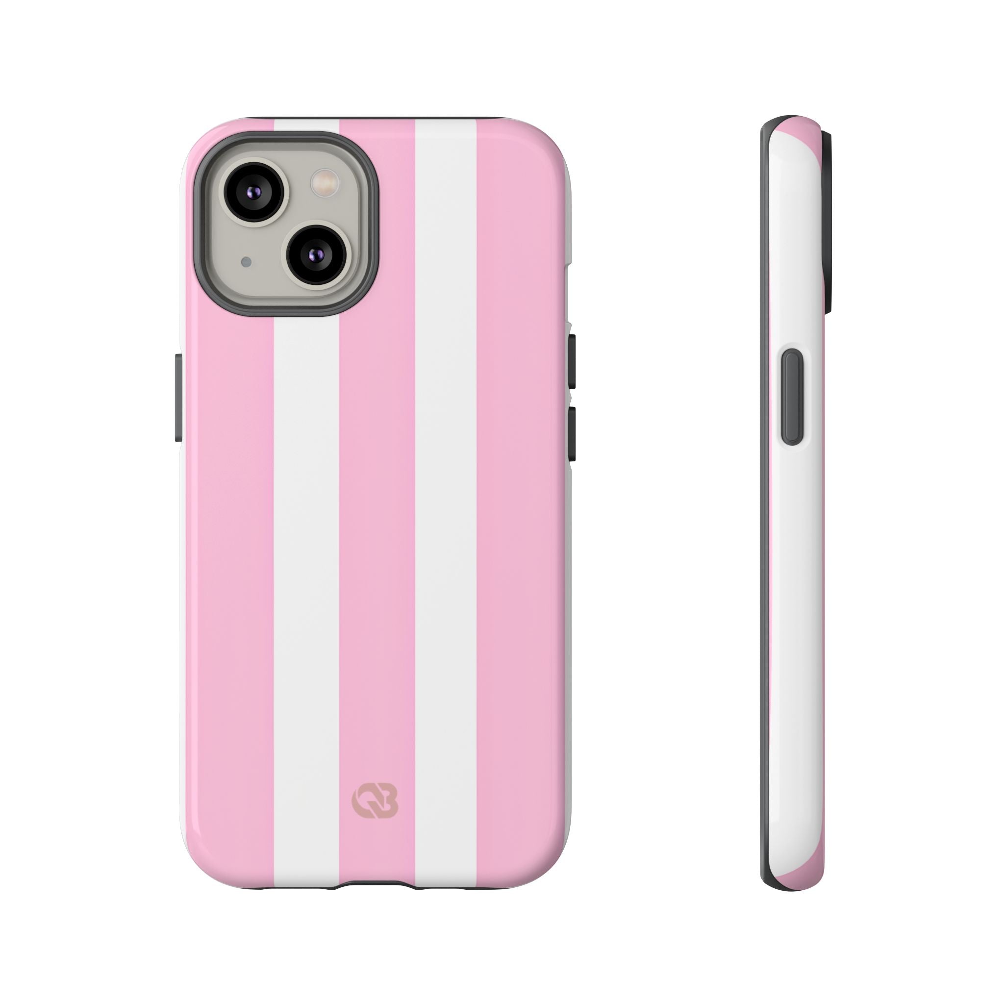 Soft Pink Stripe · Tough Coque de téléphone pour iPhone