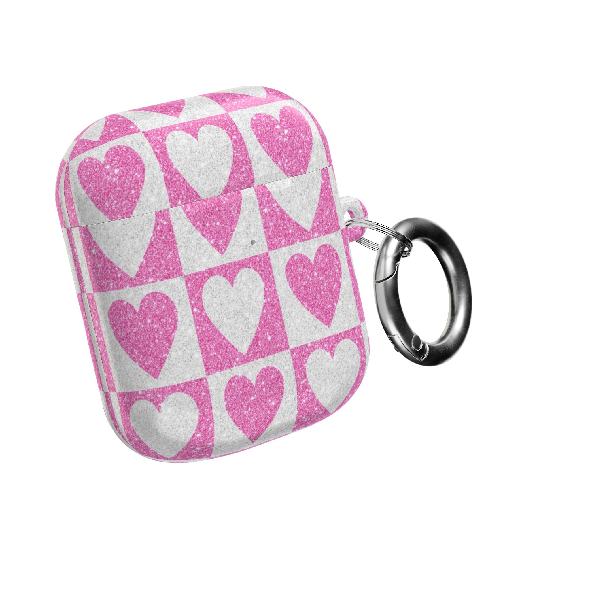 Kimalteleva Heartgrid - AirPods Case