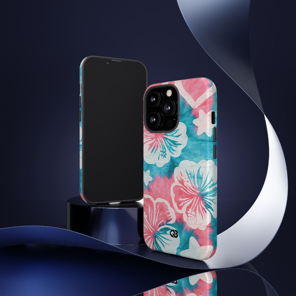 Tropical Hibiscus Bloom · Tough Phone Case for iPhone · Teal