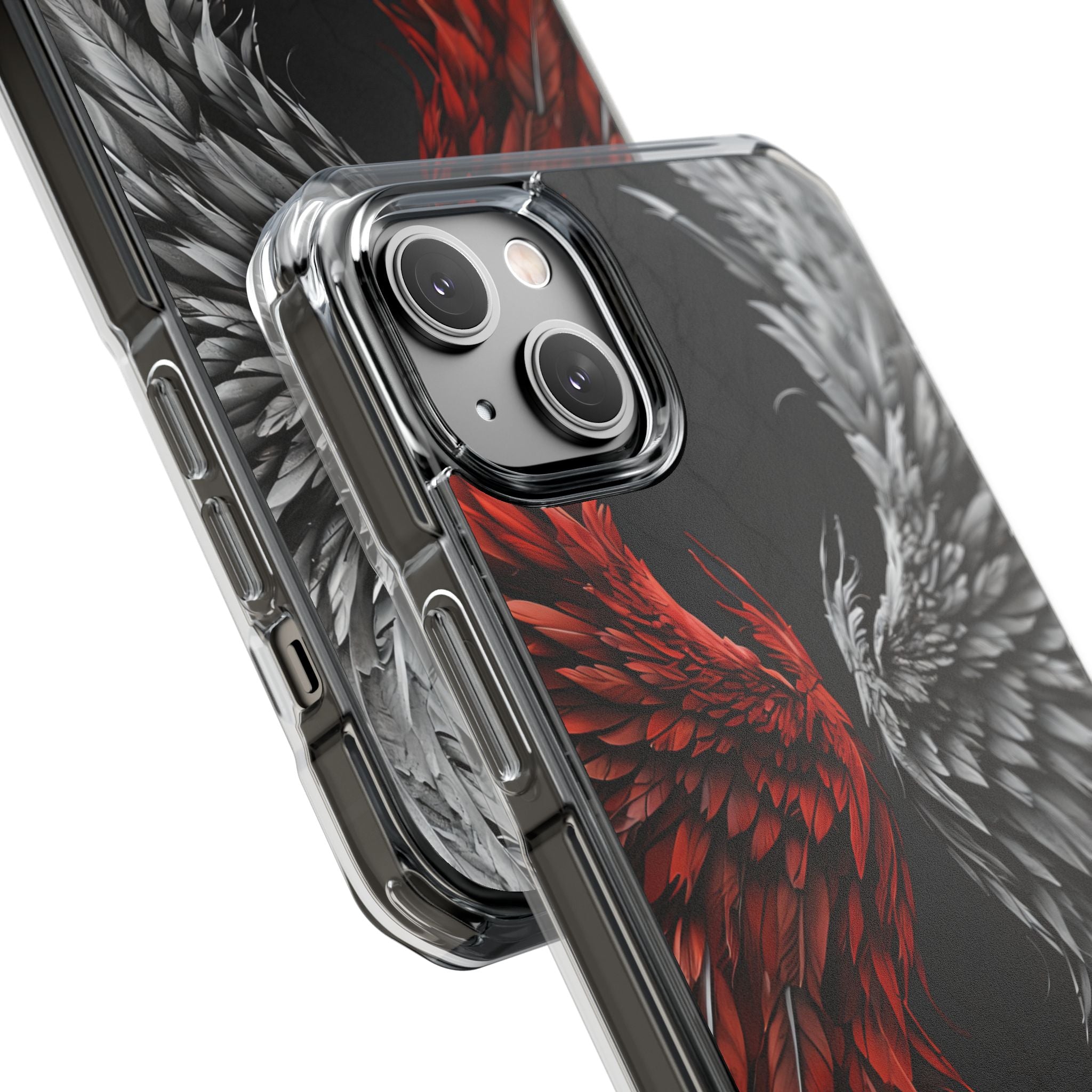Crimson White Wings iPhone 14 Plus Case - Impact
