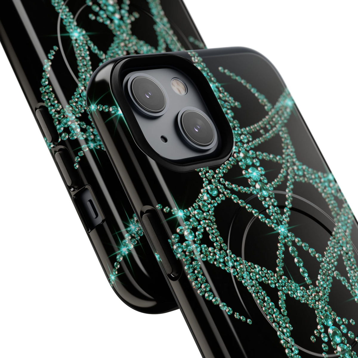 Teal Cyber Sigil · Tough 2.0 Magnetic Phone Case for iPhone · Teal