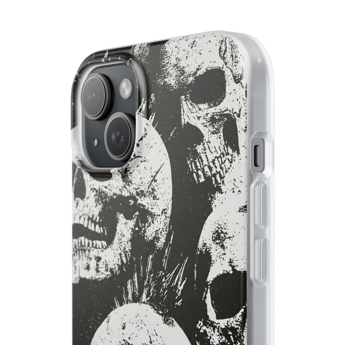 Punk Skull Riot · Lite Phone Case for iPhone · Black