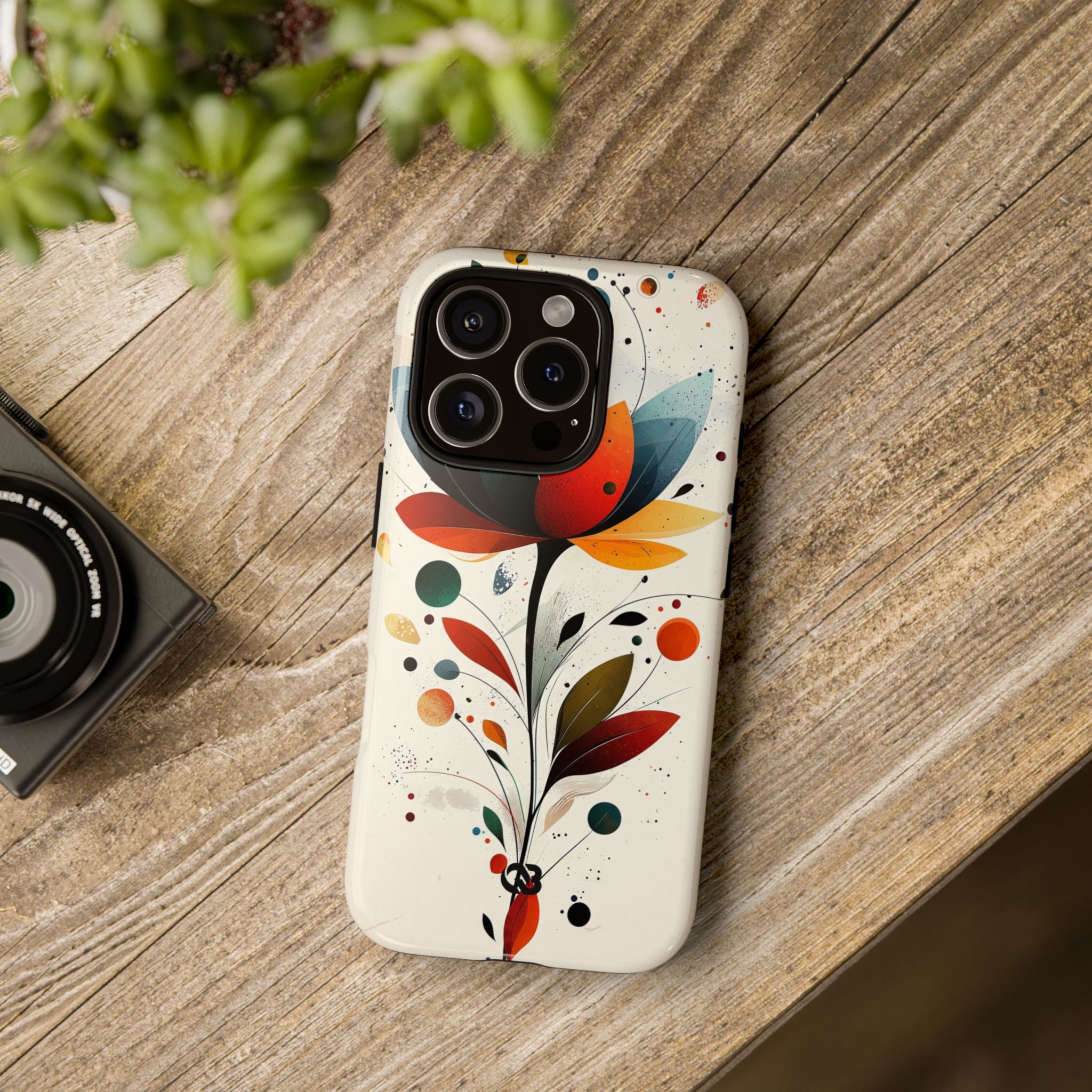 Burnt Petal Abstract · Tough