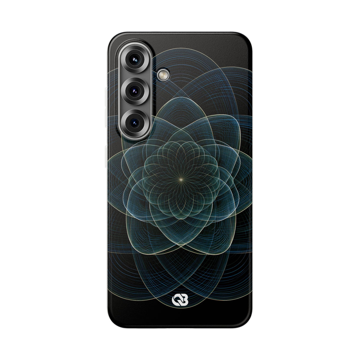 Blue Lite Phone Case for Samsung - Celestial Wireframe Bloom