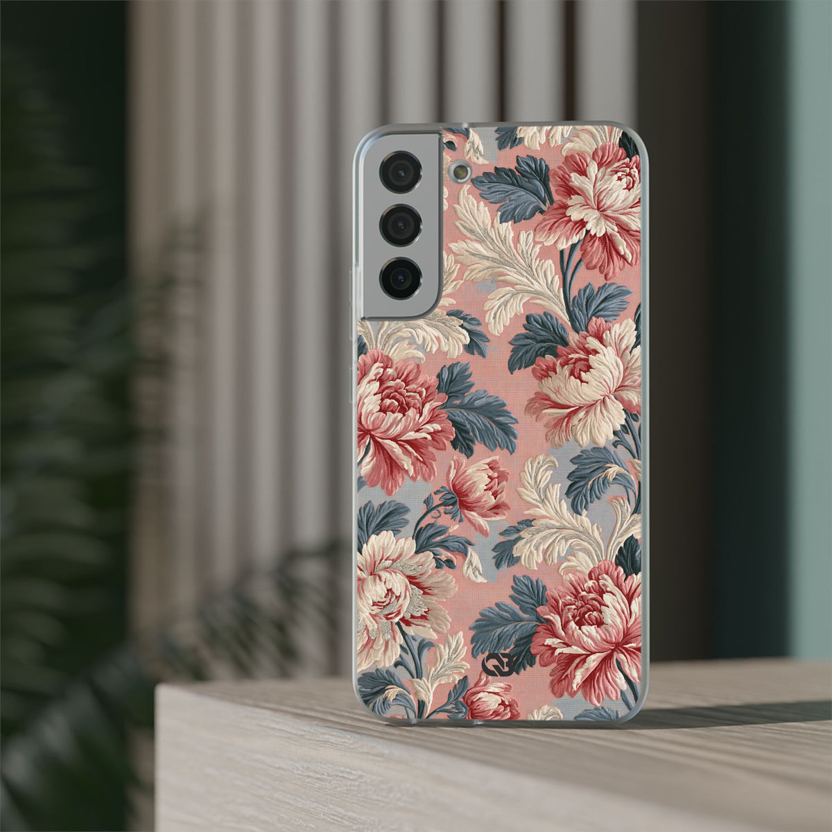 Blush Peony Jacquard · Lite Phone Case for Samsung · Pink