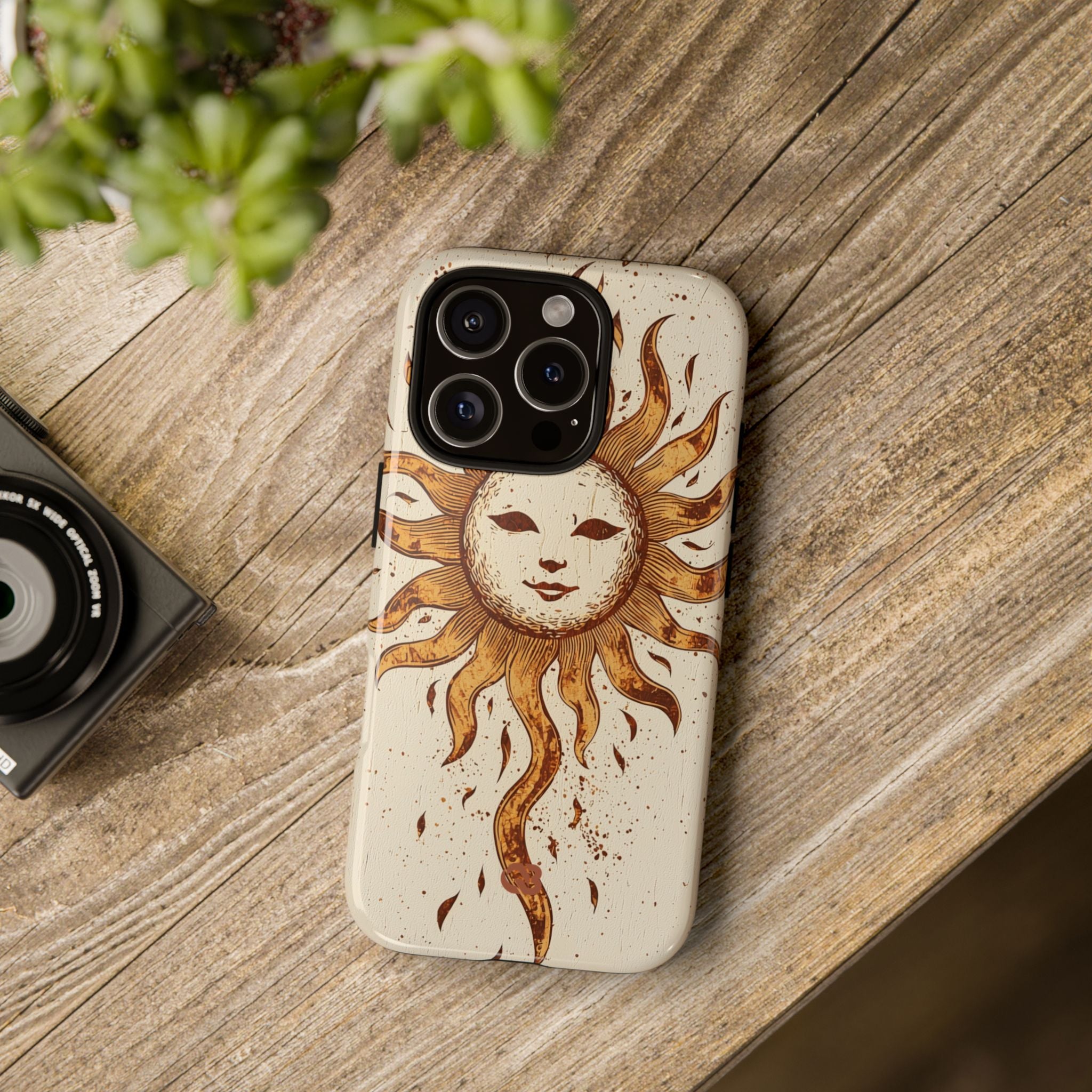 Rustic Solar Mask · Tough Phone Case for iPhone