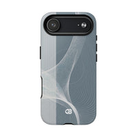 Grey Tough 2.0 Magsafe Phone Case for iPhone - Slate Mesh Horizon