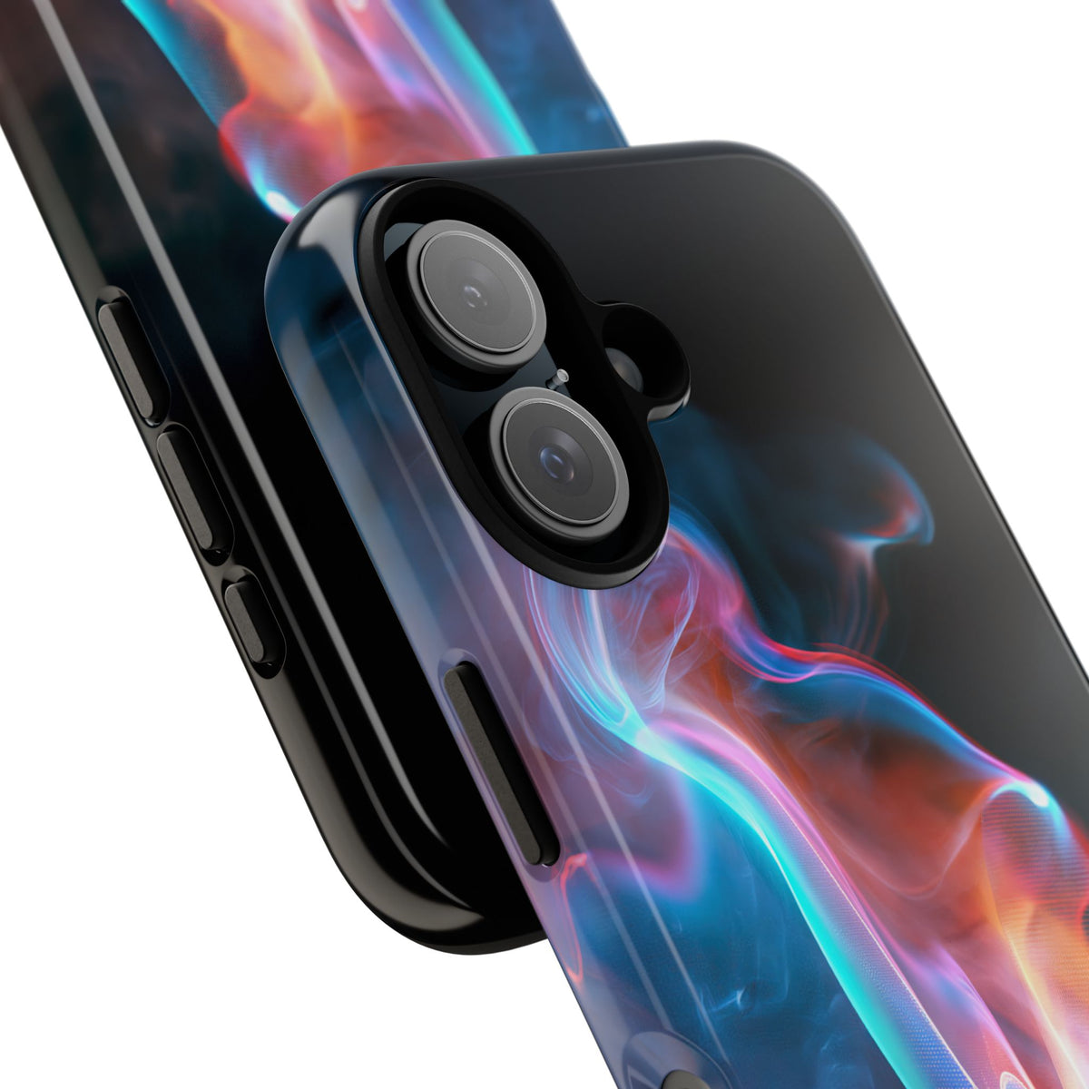 Neon Waveform · Tough Phone Case for iPhone · Black
