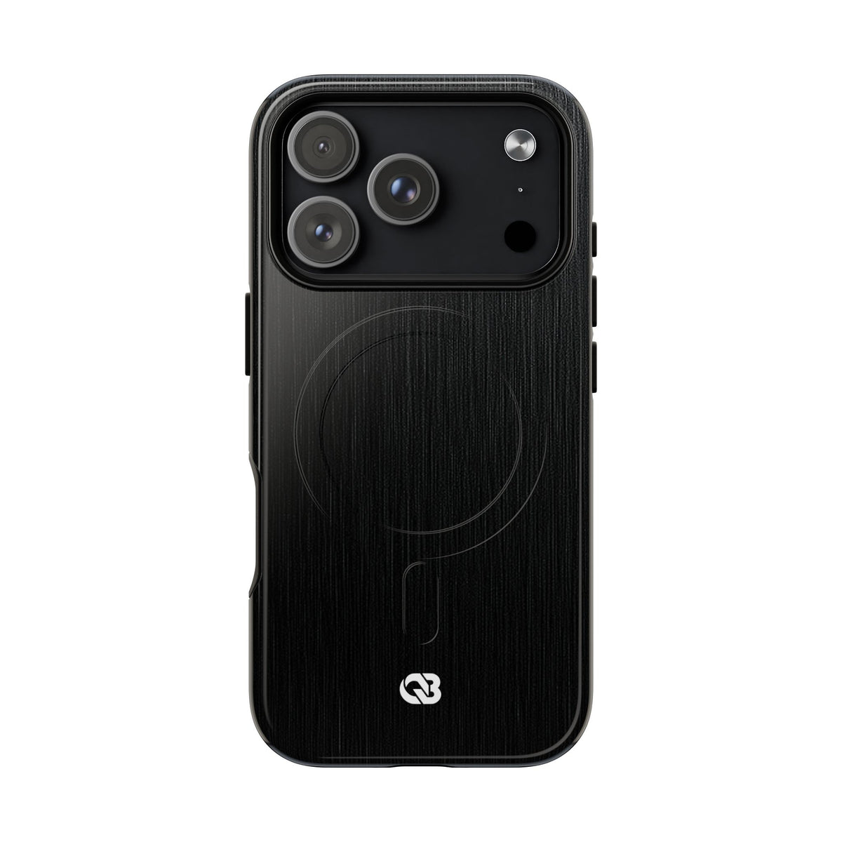 Black Tough 2.0 Magsafe Phone Case for iPhone - Brushed Obsidian Slate