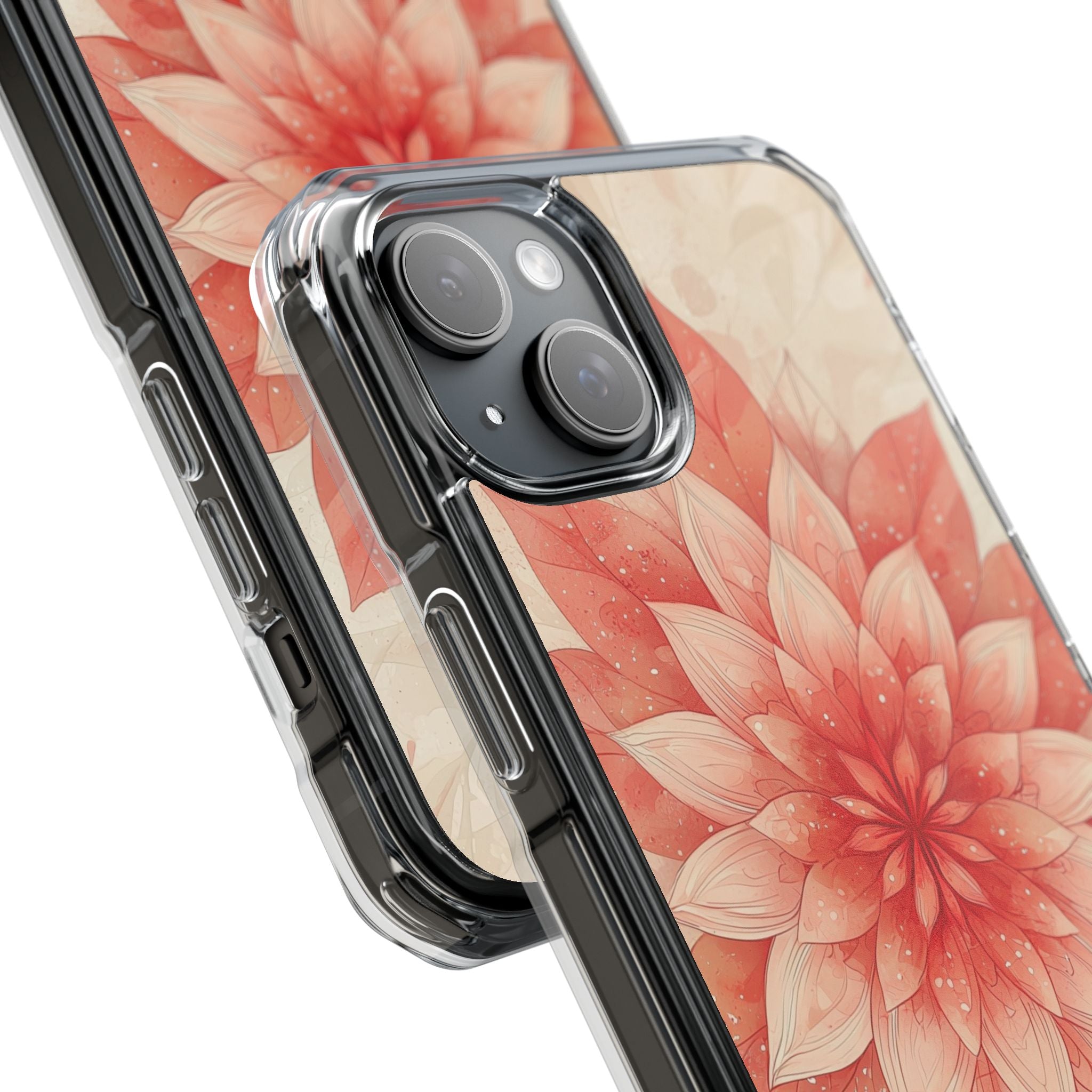Coral Layered Bloom · Impact Phone Case for iPhone · Magsafe