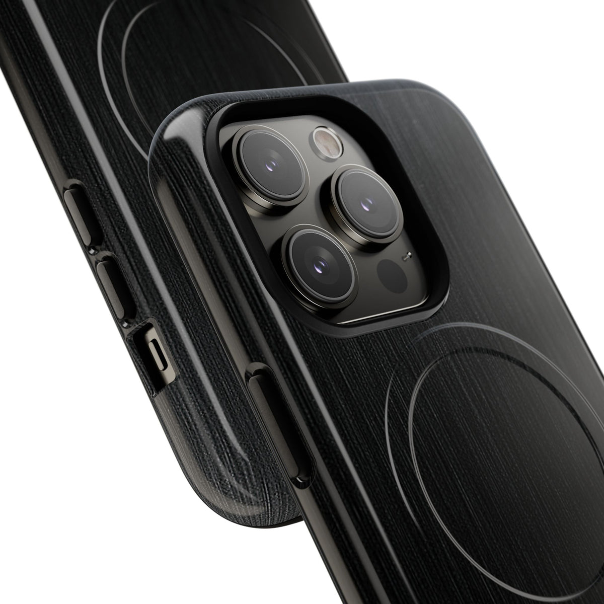 Black Tough 2.0 Magsafe Phone Case for iPhone - Brushed Obsidian Slate