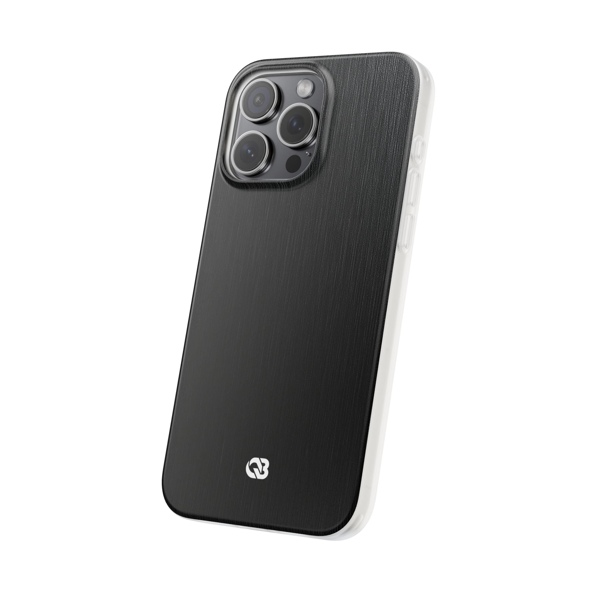 Black Lite Phone Case for iPhone - Brushed Obsidian Slate