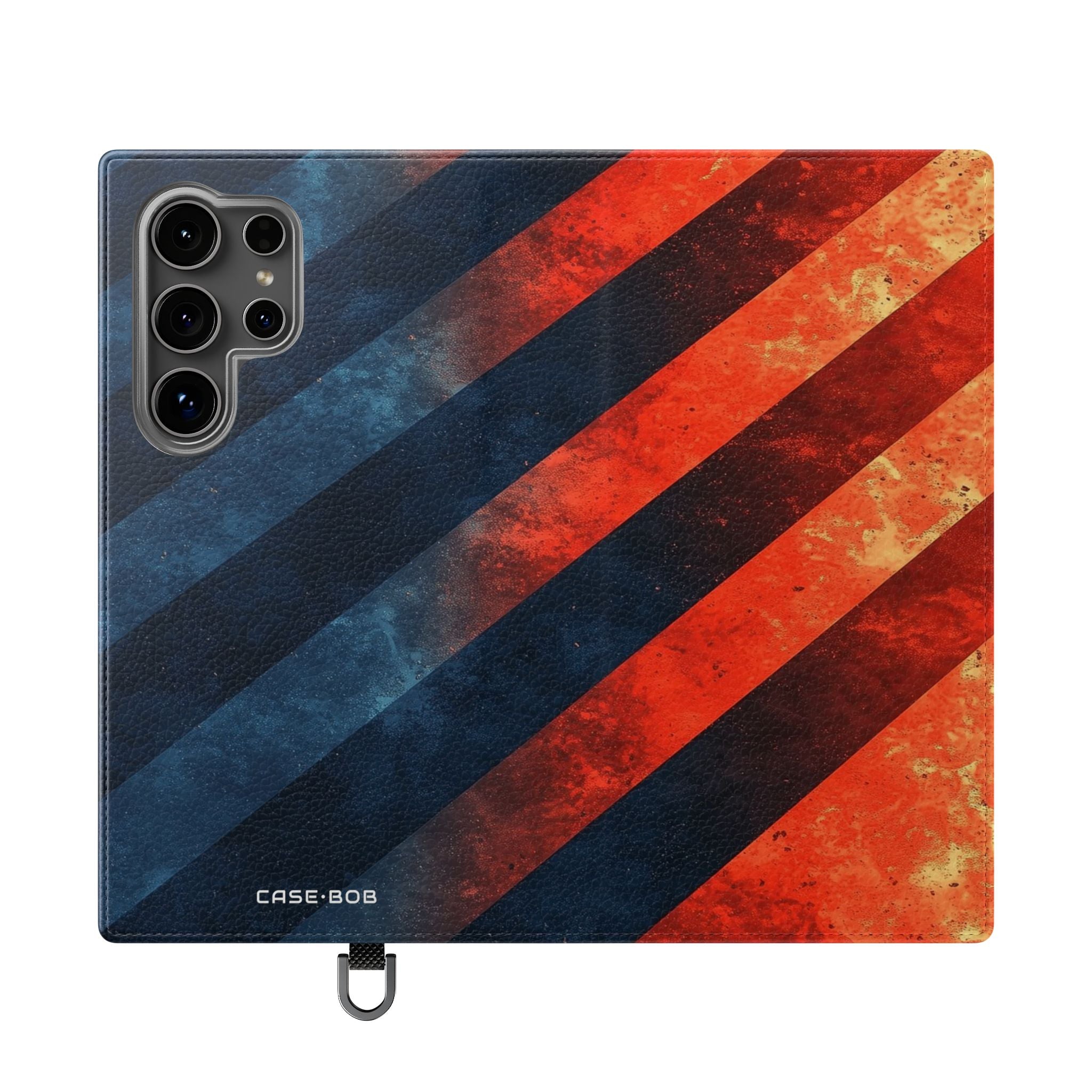 Diagonal Stripes Blaze - Samsung S24 Ultra Case - Wallet