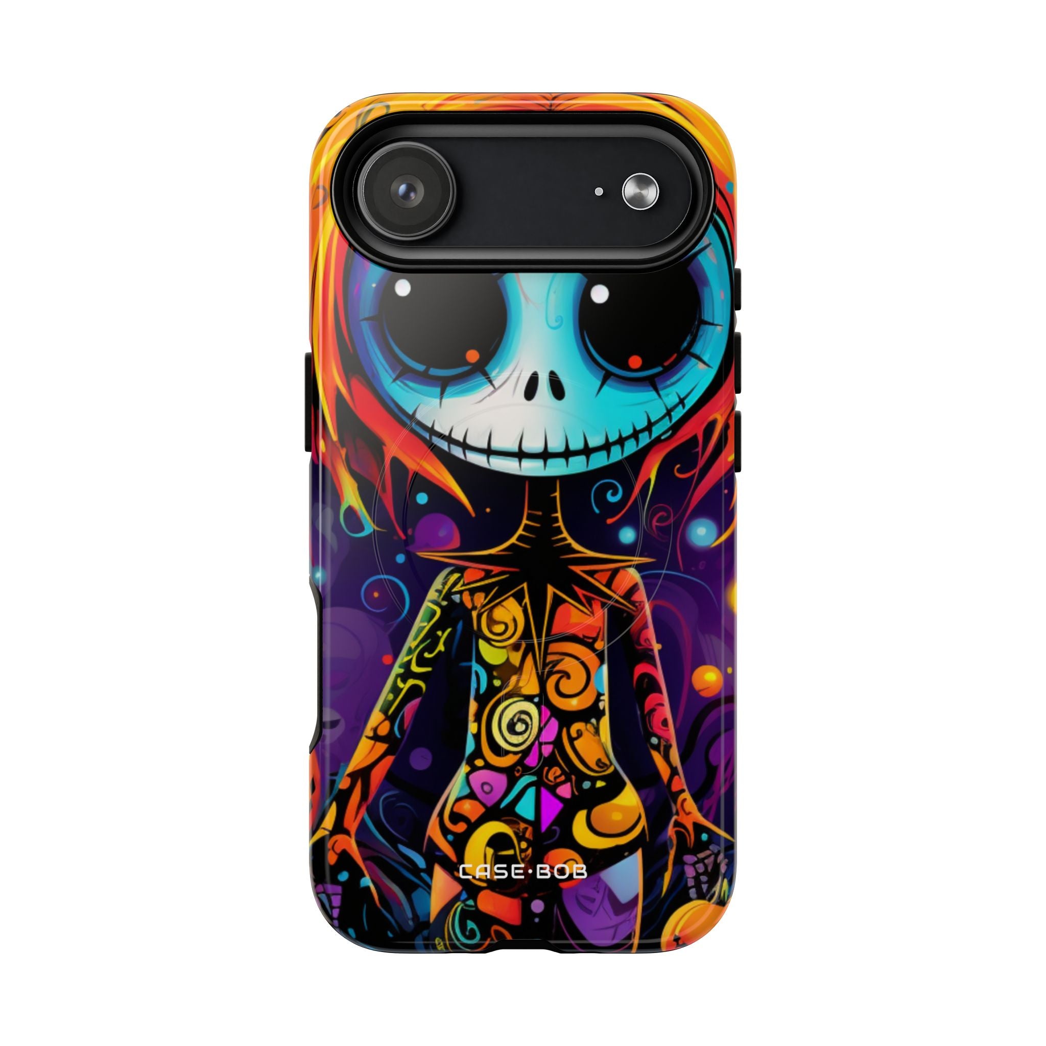 Blue Skull Swirl iPhone 17 Air Case - Tough+ - CASE•BOB