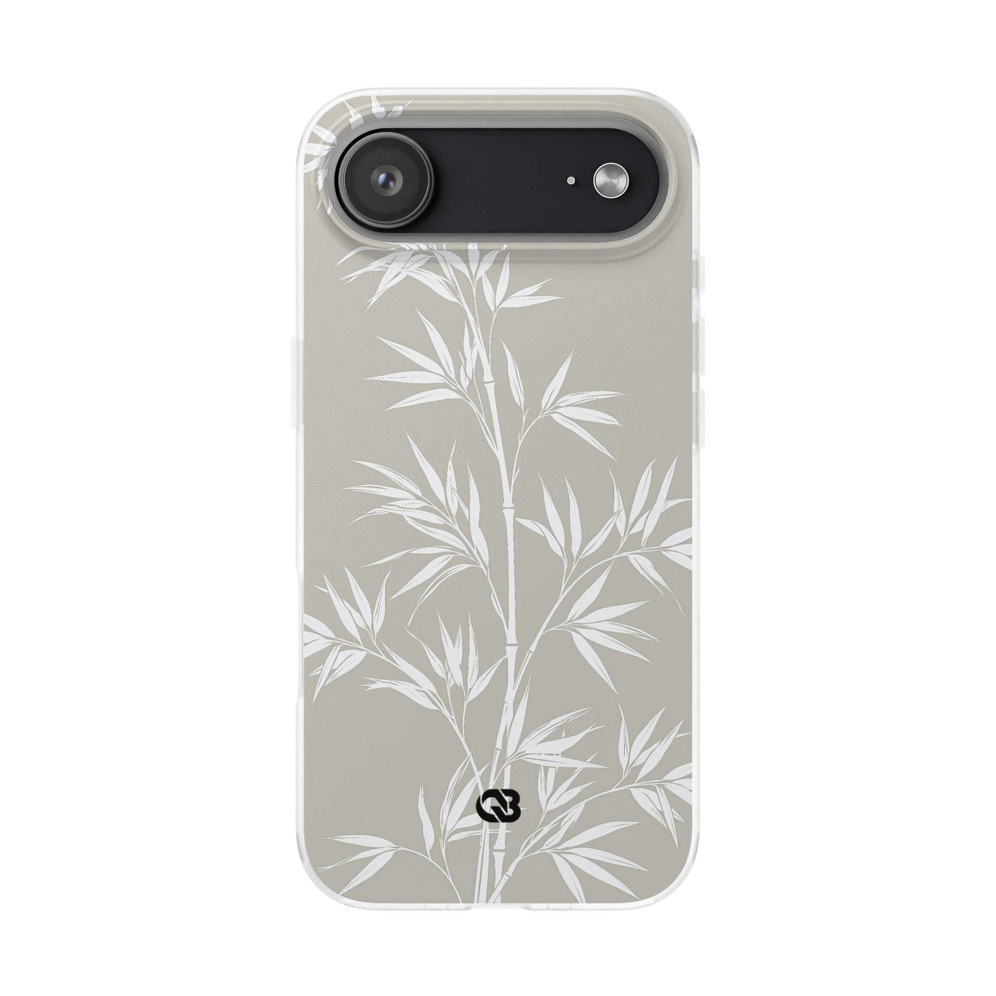 Beige Lite Phone Case for iPhone - Sandstone Bamboo Stalks