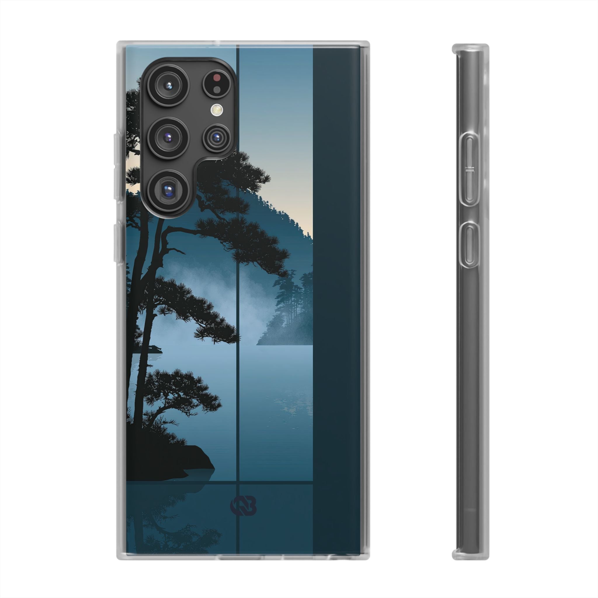 Blue Lite Phone Case for Samsung - Kyoto Mist Pine