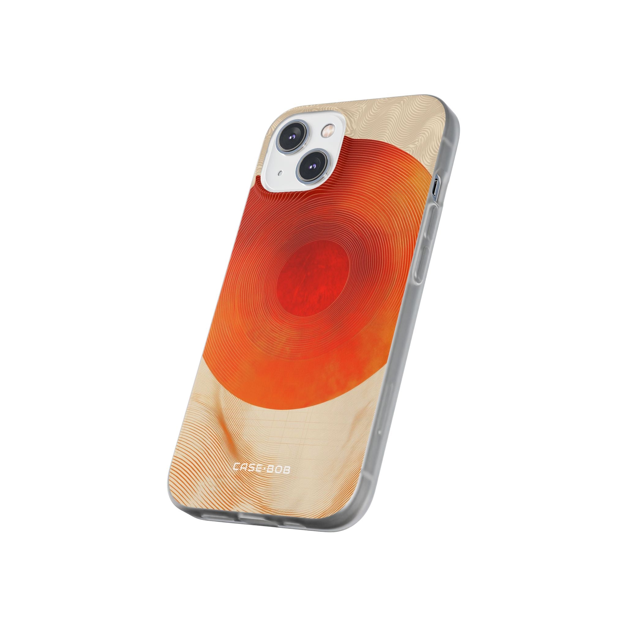 Sunburst Swirl iPhone 14 Skal - Mjuk