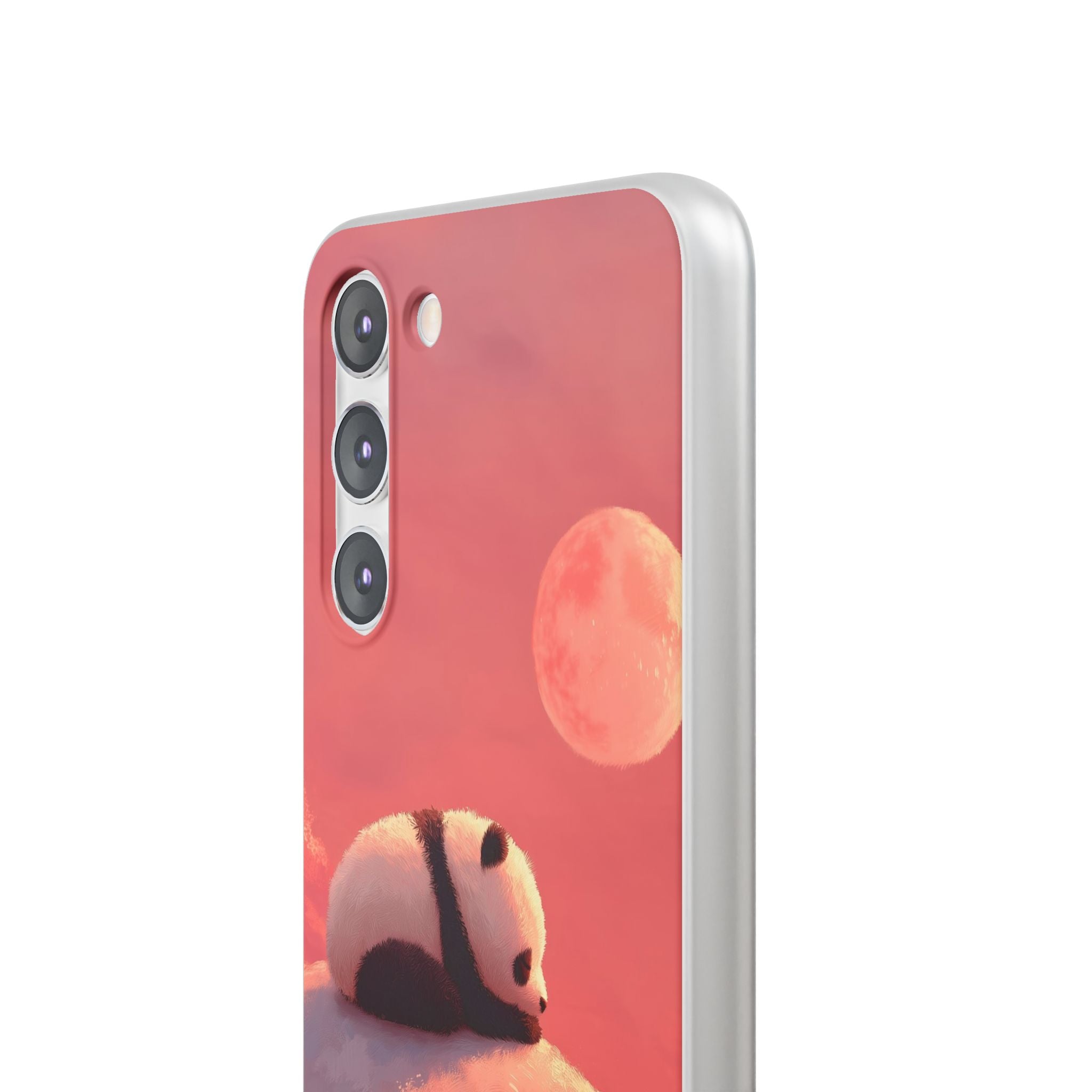 Rose Moon Panda · Soft Phone Case for Samsung