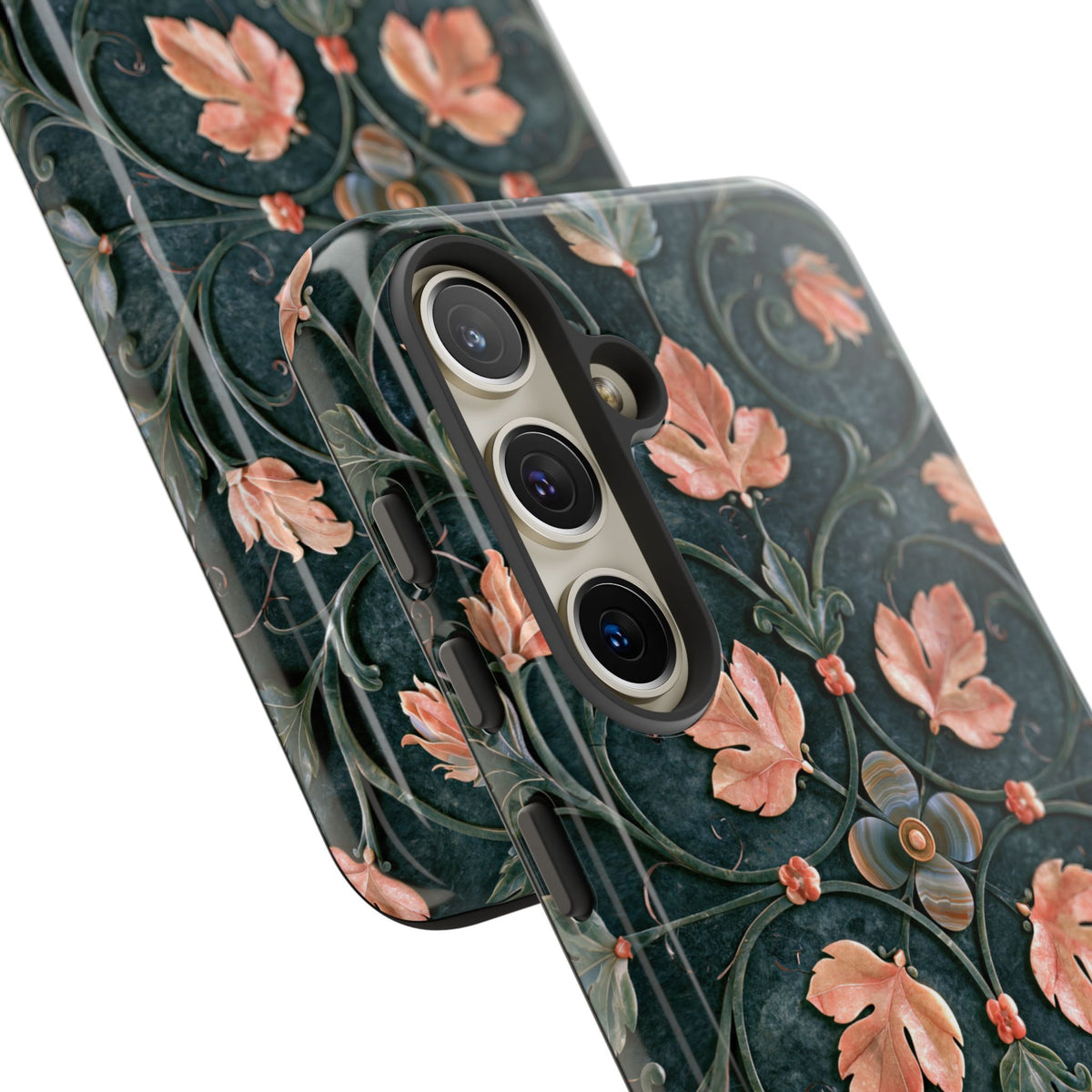 Florentine Rose Arabesque · Tough Phone Case for Samsung · Green