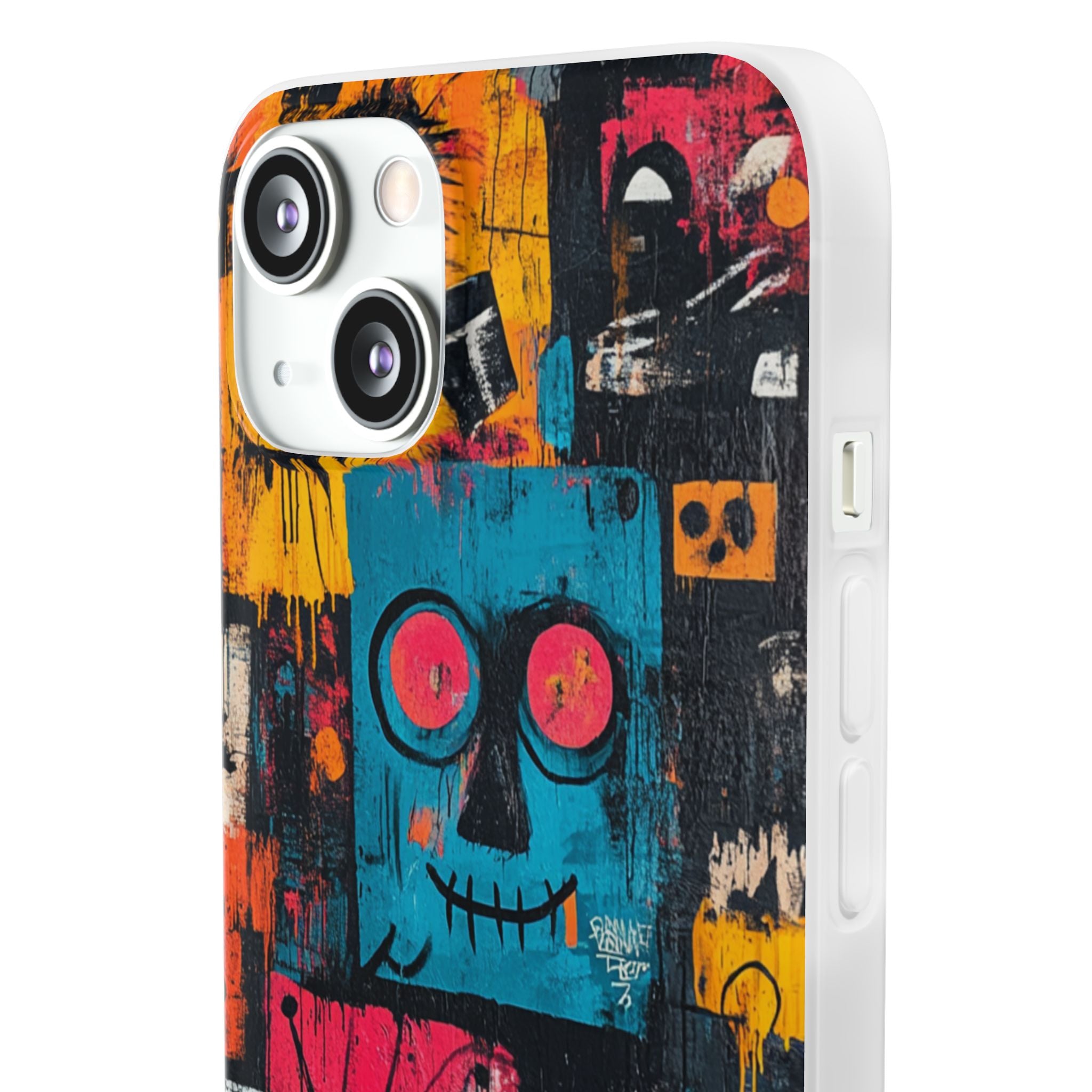 Blue Stitch Smile iPhone 13 - Soft