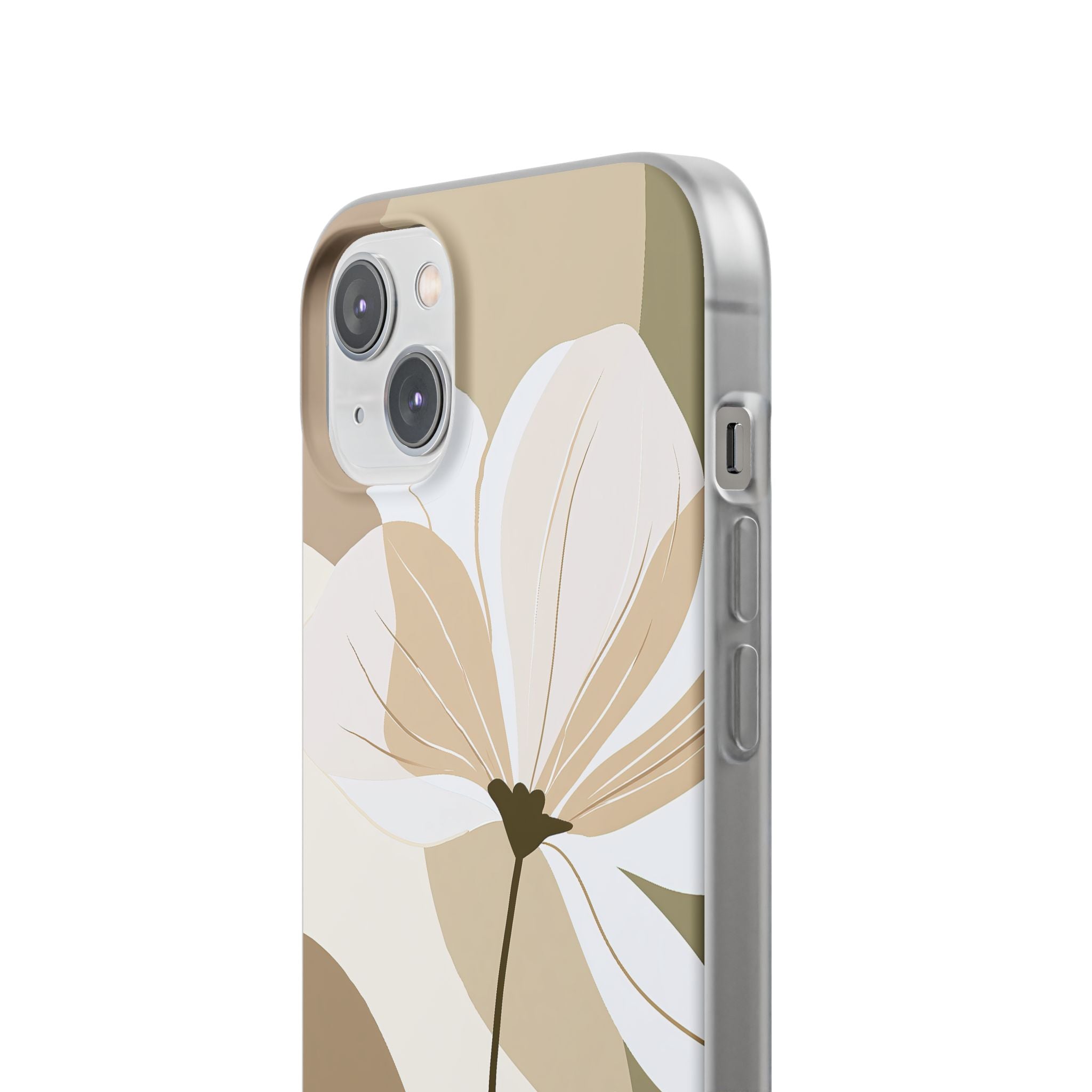 Beige Lite Phone Case for iPhone - Sage Linen Magnolia