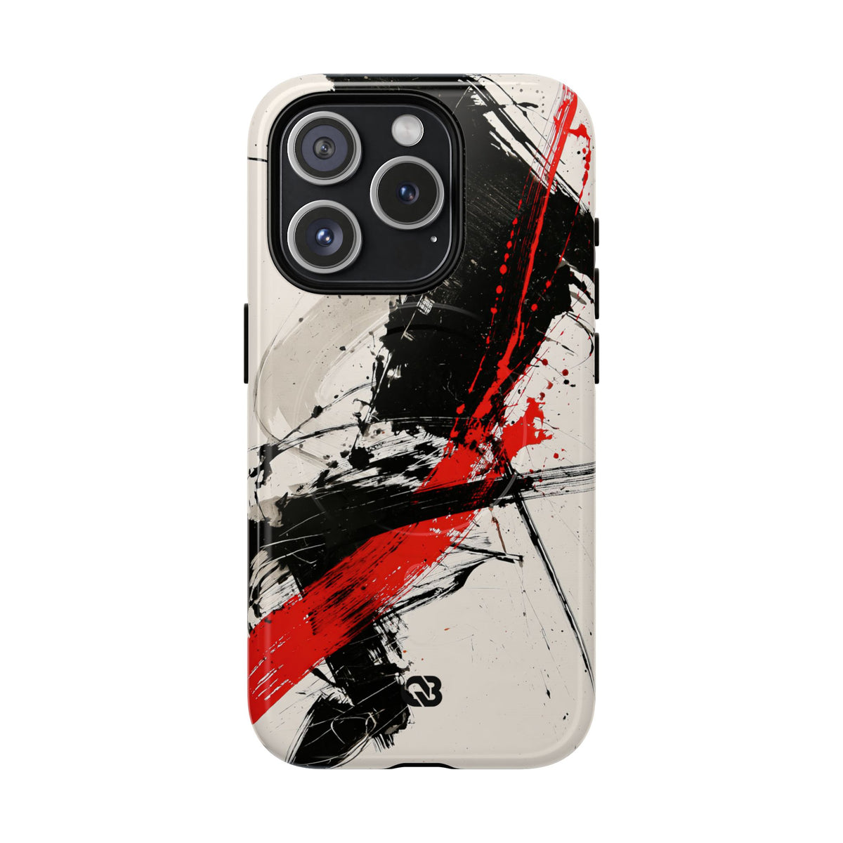 Crimson Sumi Slash · Tough 2.0 Magnetic Phone Case for iPhone · White