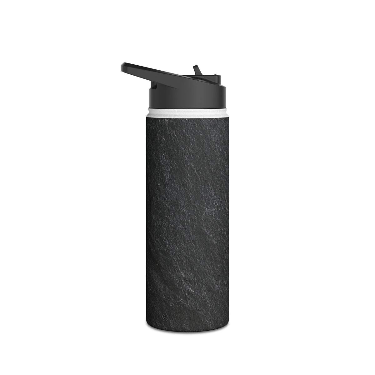 Obsidian Slate · Insulated Water Bottle · Black