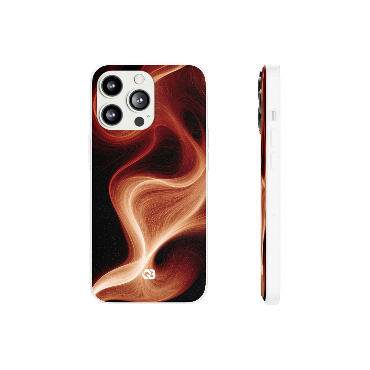 Solar Ember Flow · Lite Phone Case for iPhone · Orange