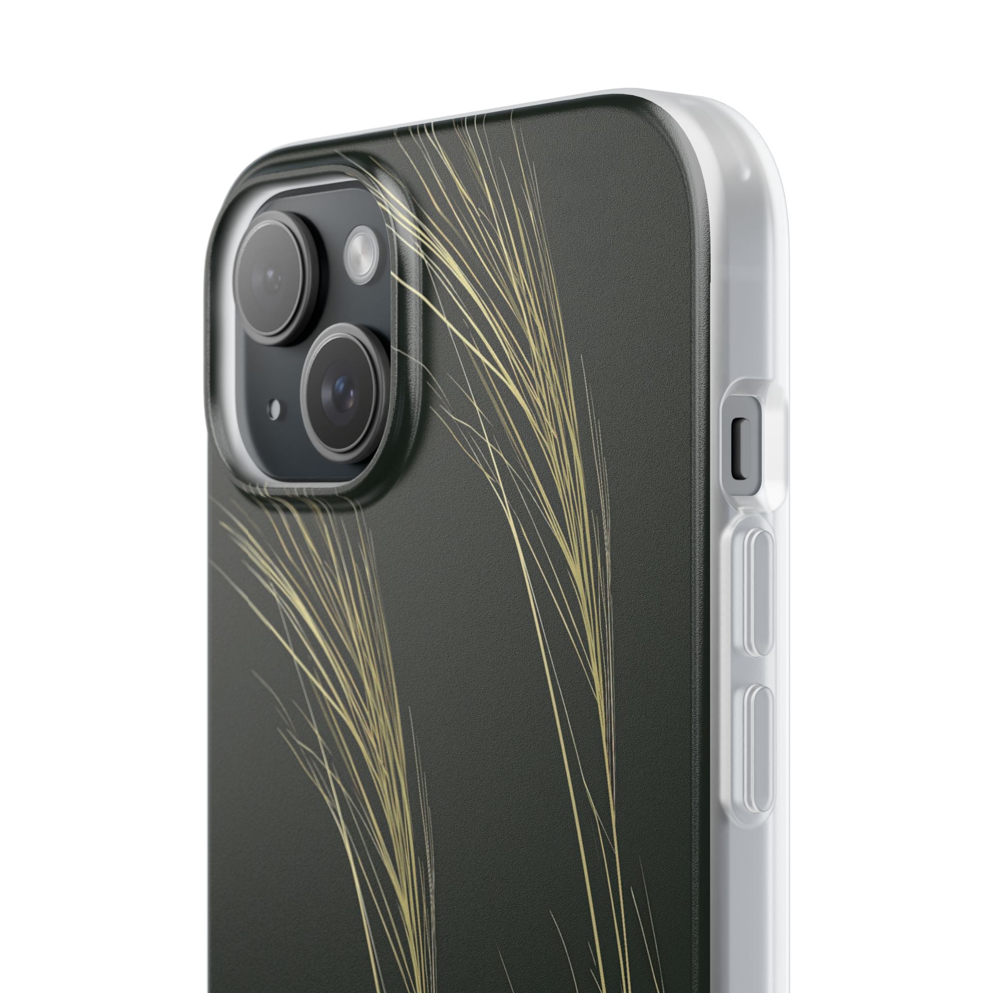 Green Lite Phone Case for iPhone - Midnight Gilded Grass