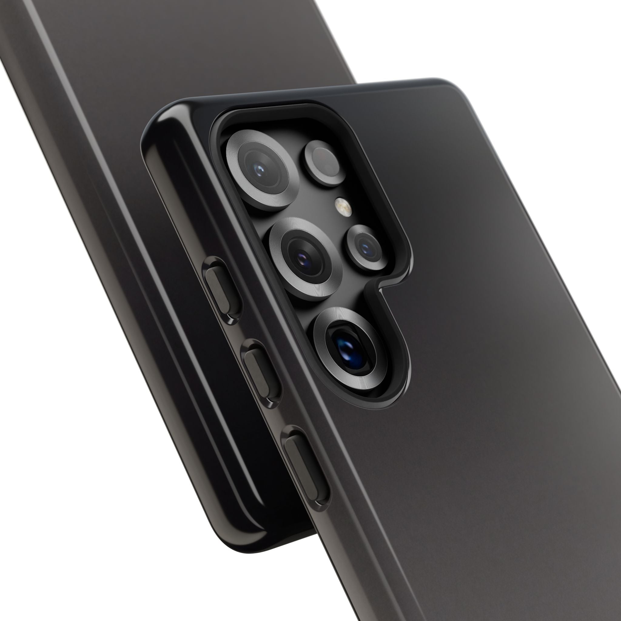 Grey Tough Phone Case for Samsung - Obsidian Ash Fade