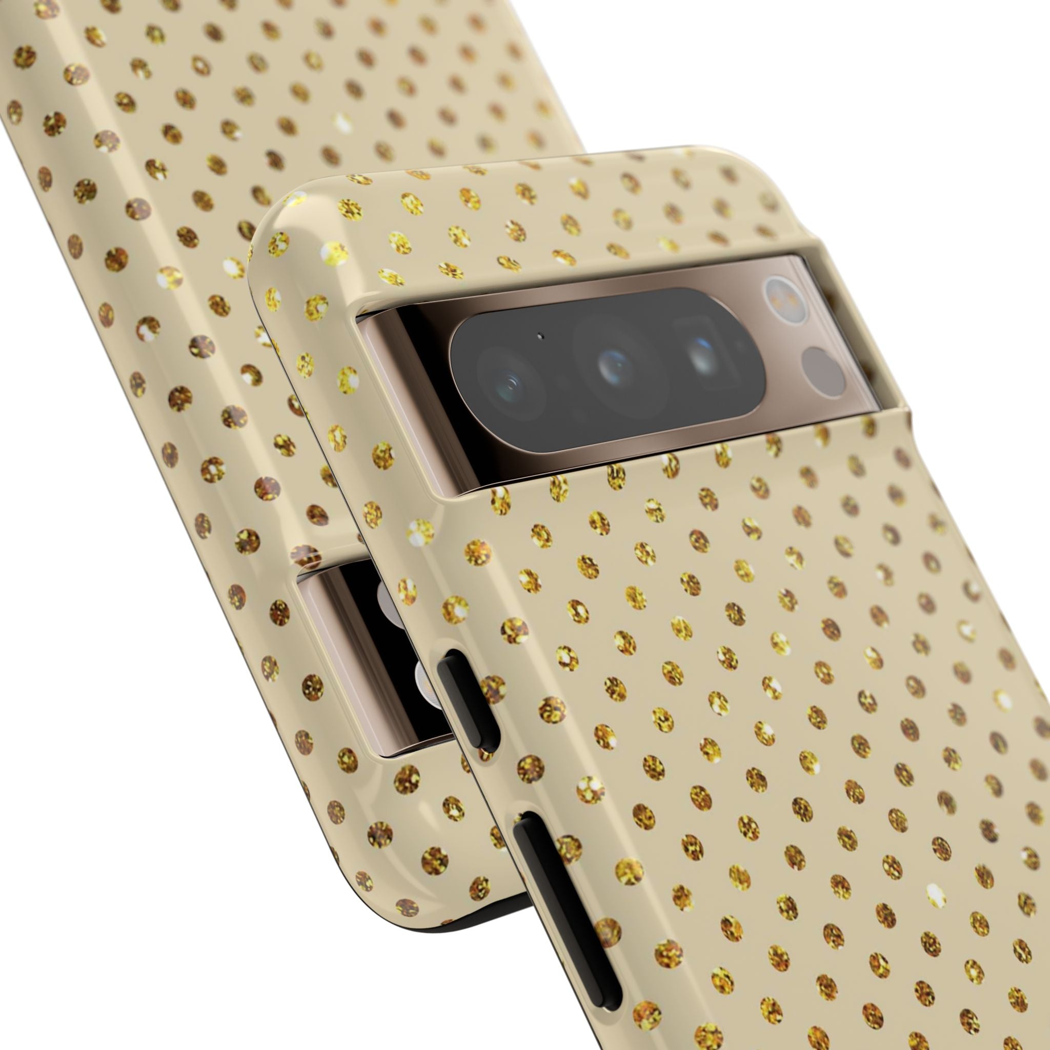 Gold Glitzer Raster Google Pixel 8 Pro Case - Tough