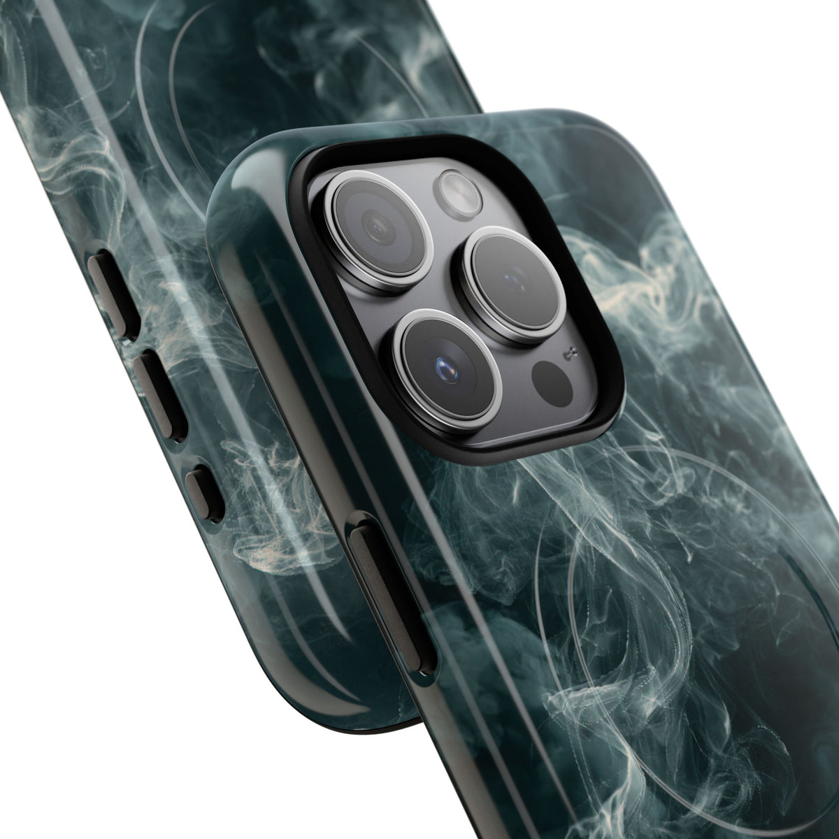 Luminescent Vapor Drift · Tough 2.0 Magnetic Phone Case for iPhone · Teal