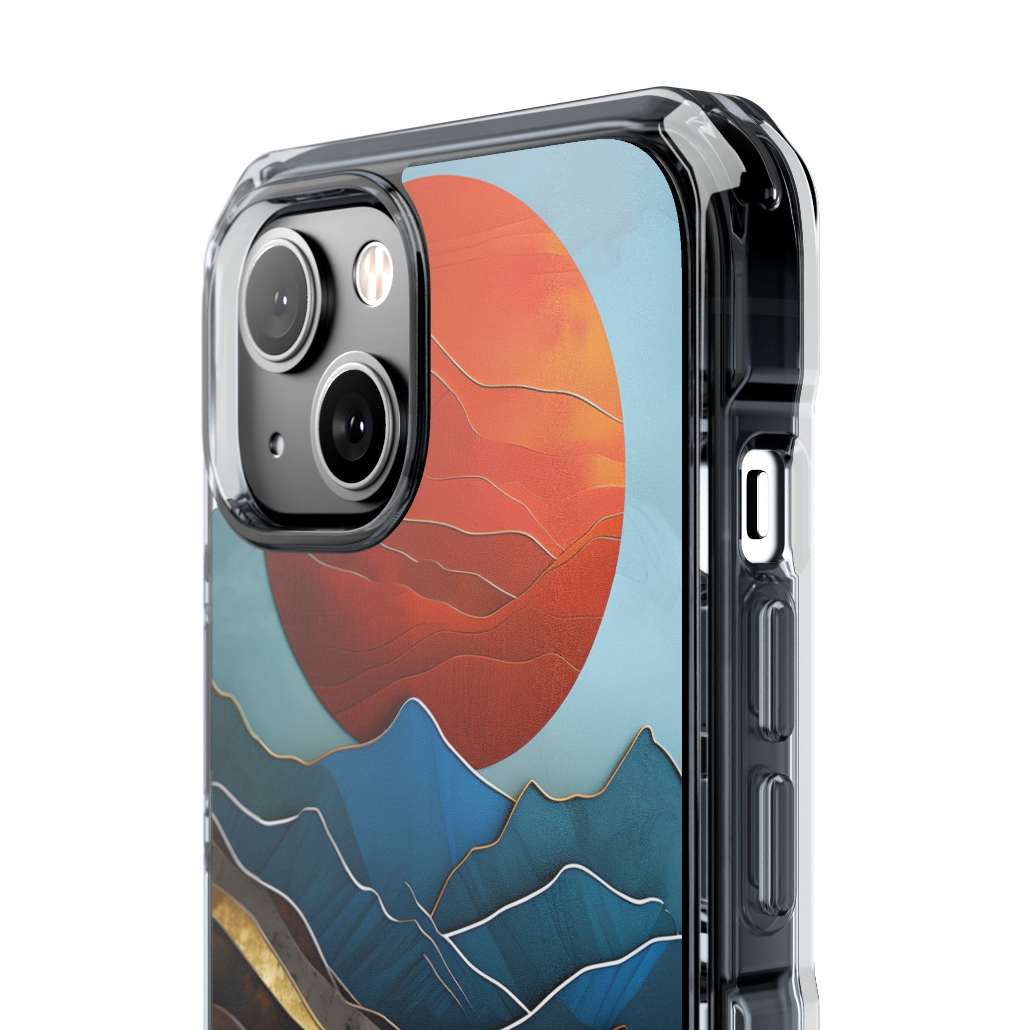 Molten Sun Peaks · Impact Phone Case for iPhone · Magsafe