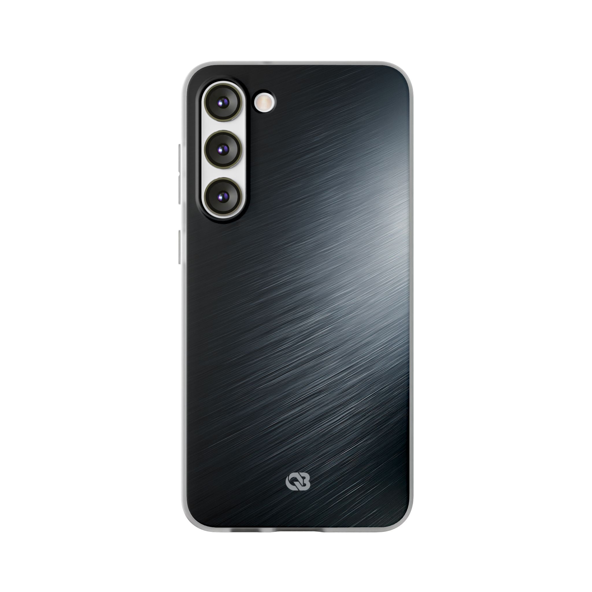 Grey Lite Phone Case for Samsung - Charcoal Brushed Steel