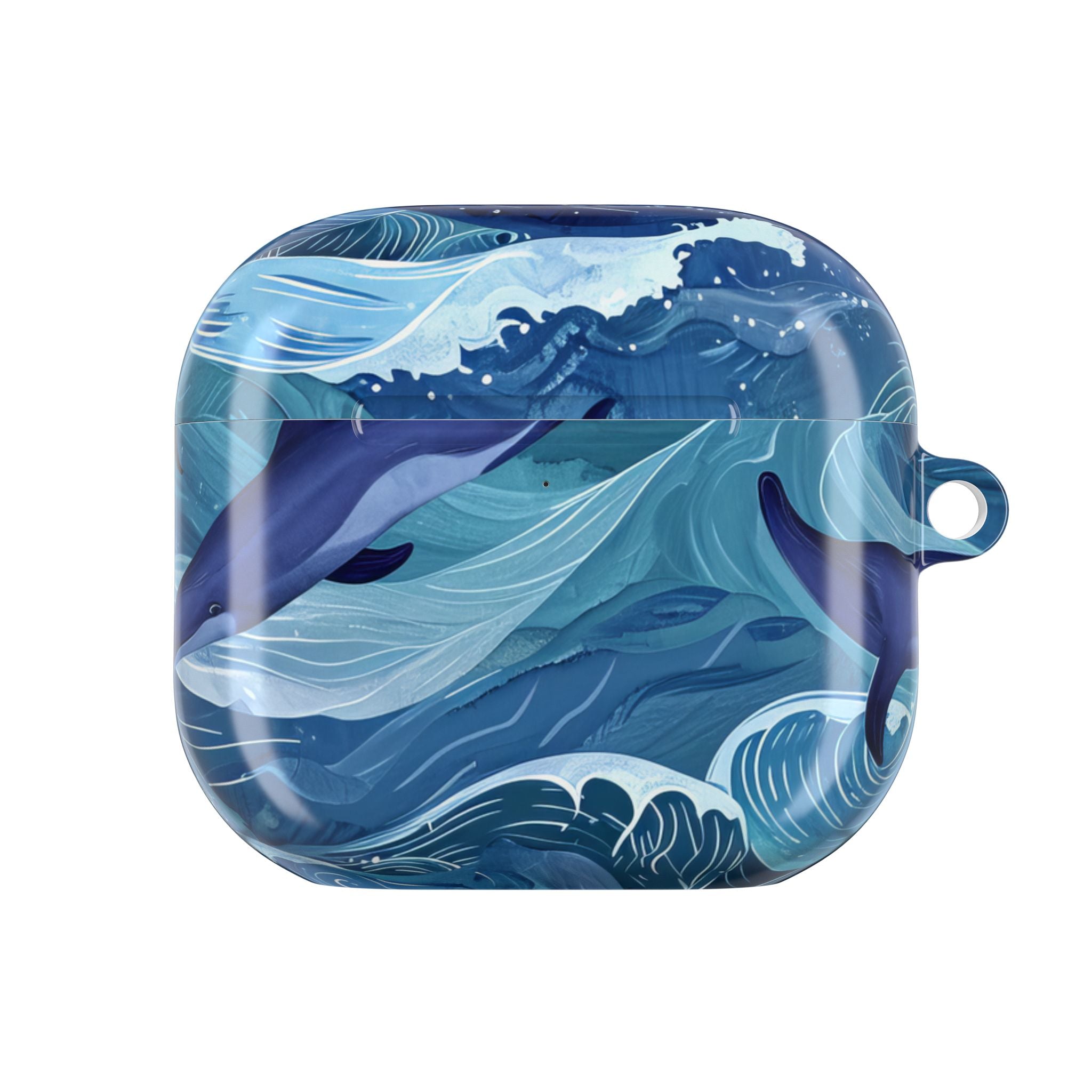 Dolphin Wave Dance - AirPods Case