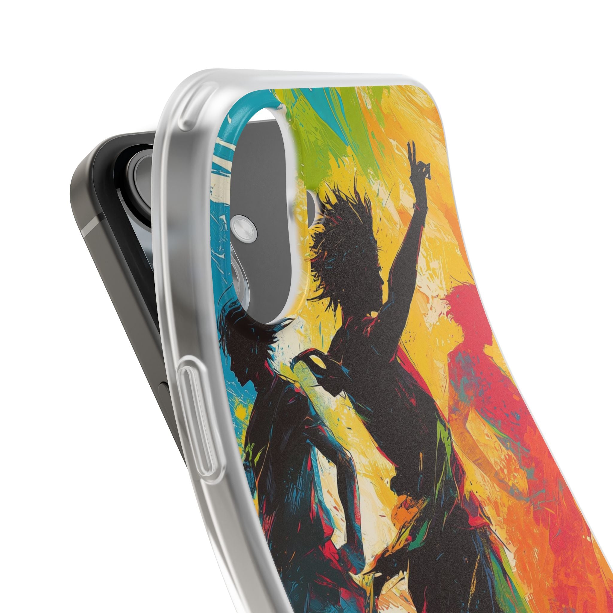 Electric Motion Blur · Soft Phone Case for iPhone