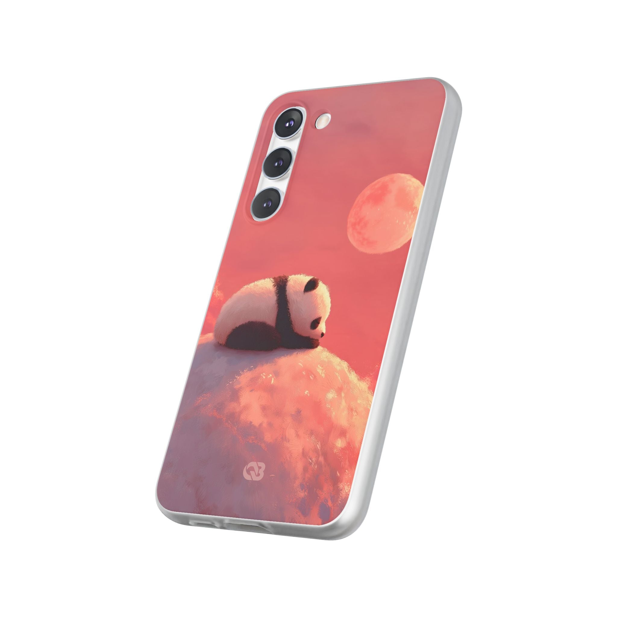 Rose Moon Panda · Soft Phone Case for Samsung