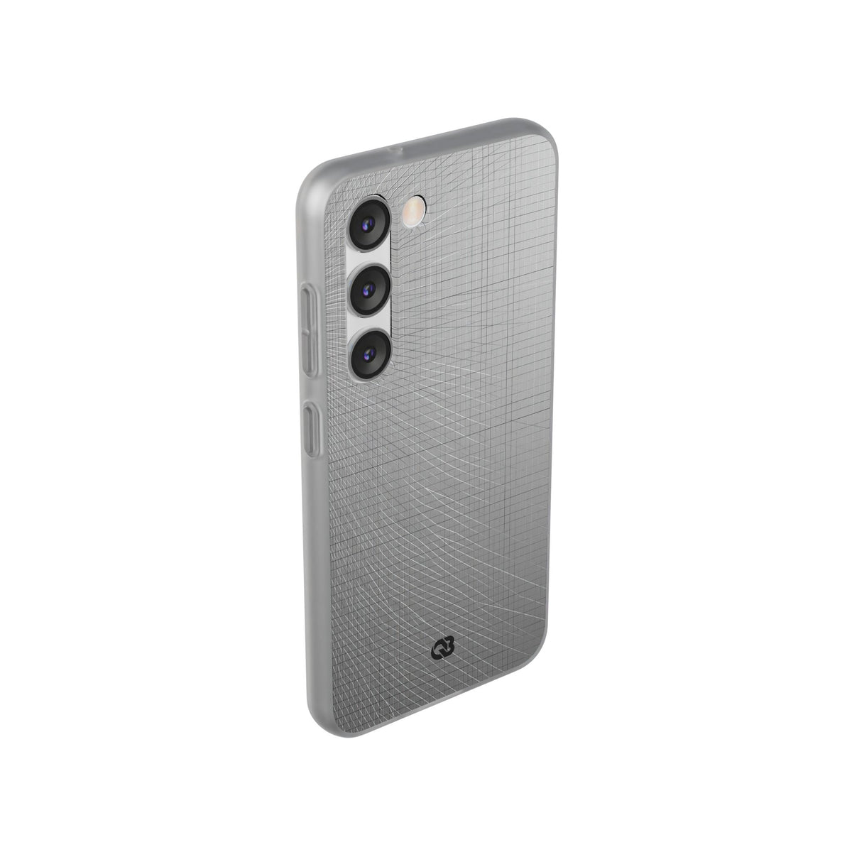Grey Lite Phone Case for Samsung - Chrome Mesh Warp