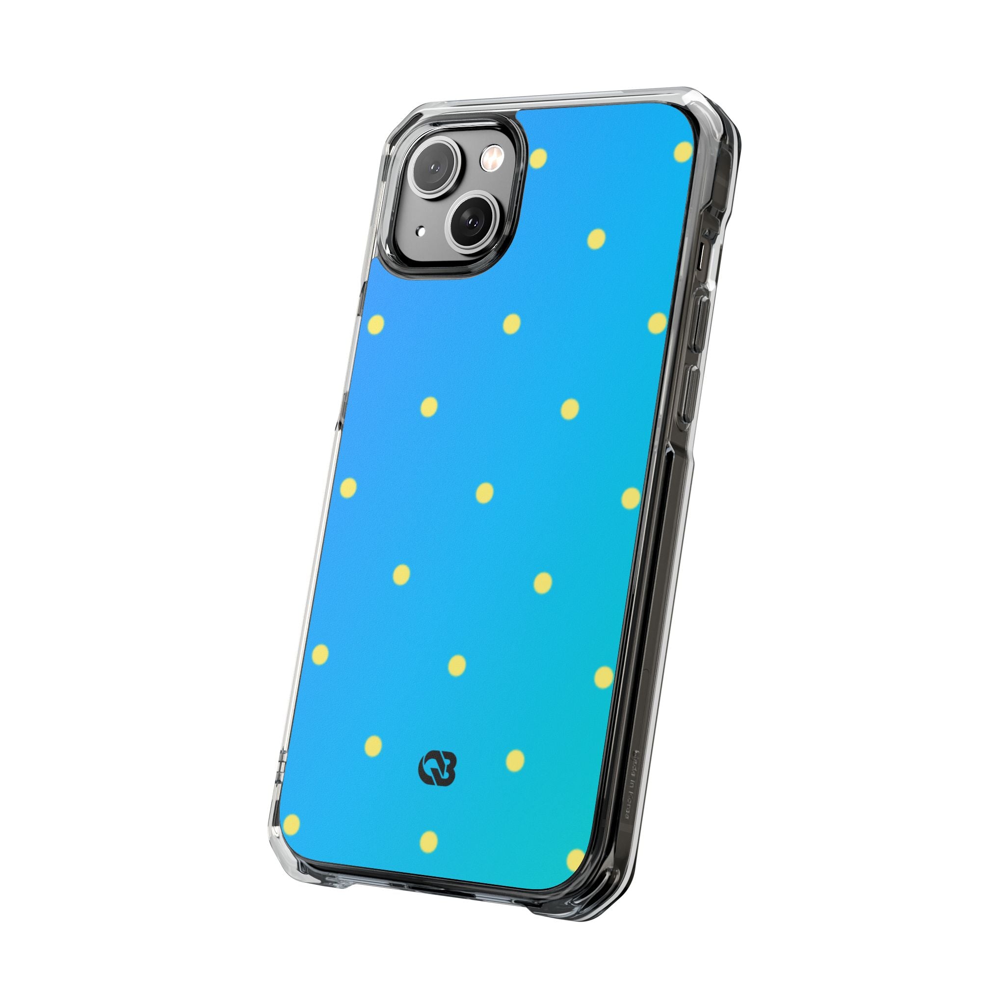 Cyan Sun Dots · Impact Θήκη για iPhone · Magsafe