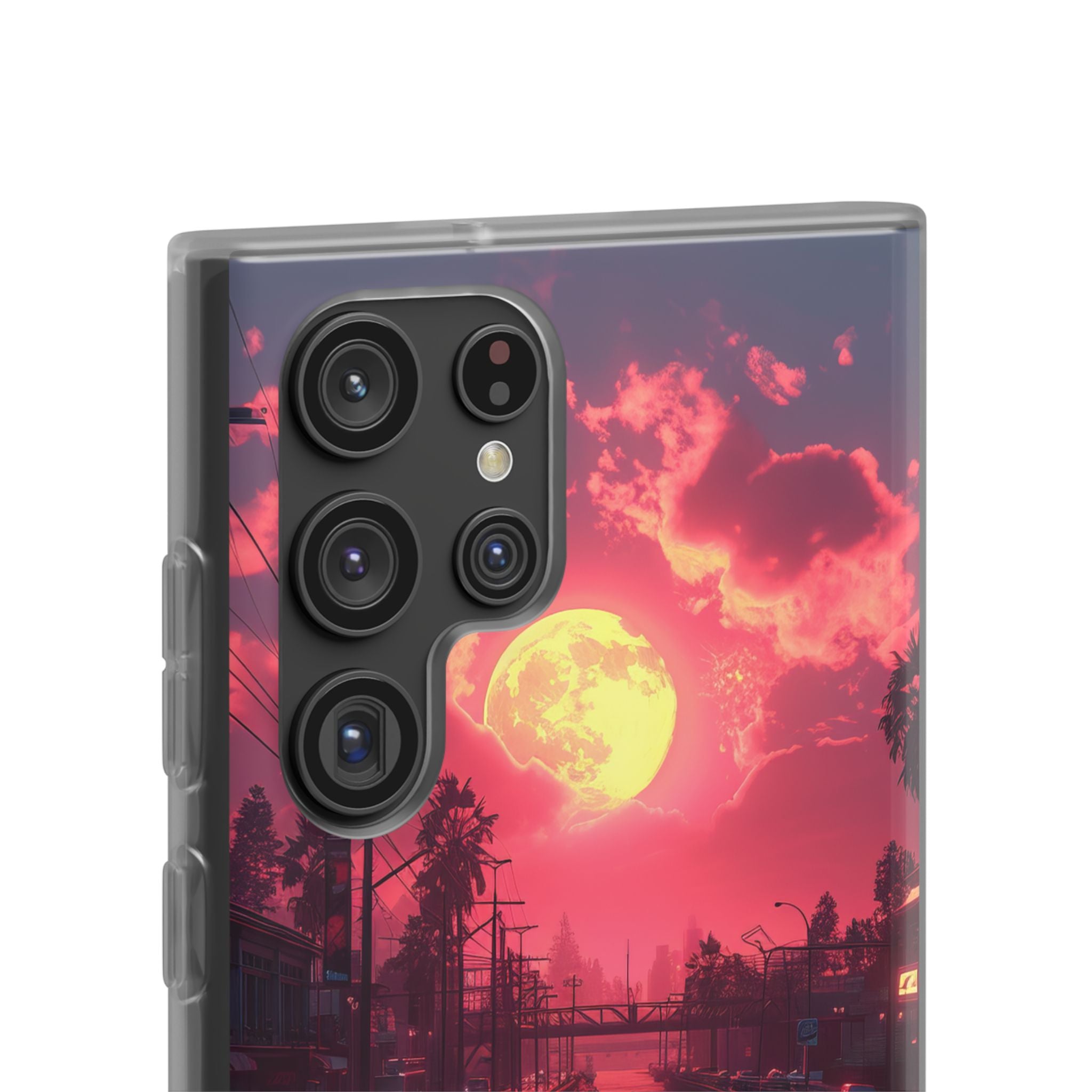 Leuchtendes Mondlicht Samsung S22 Ultra Case - Soft