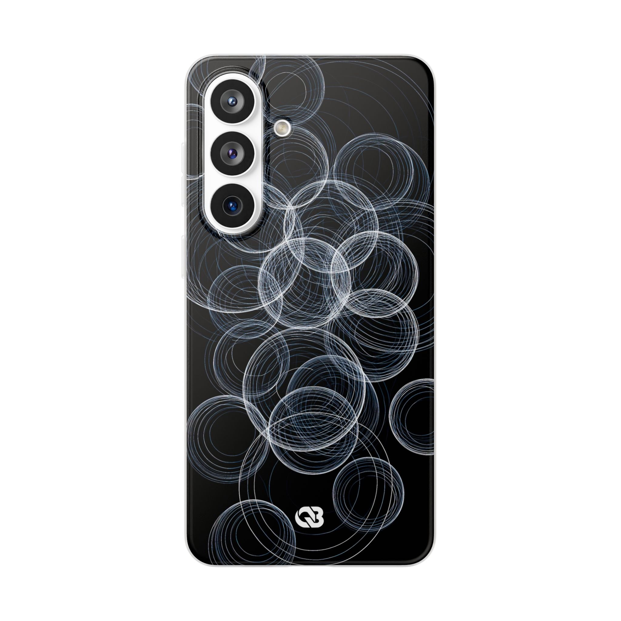 Black Lite Phone Case for Samsung - Frosted Ring Matrix