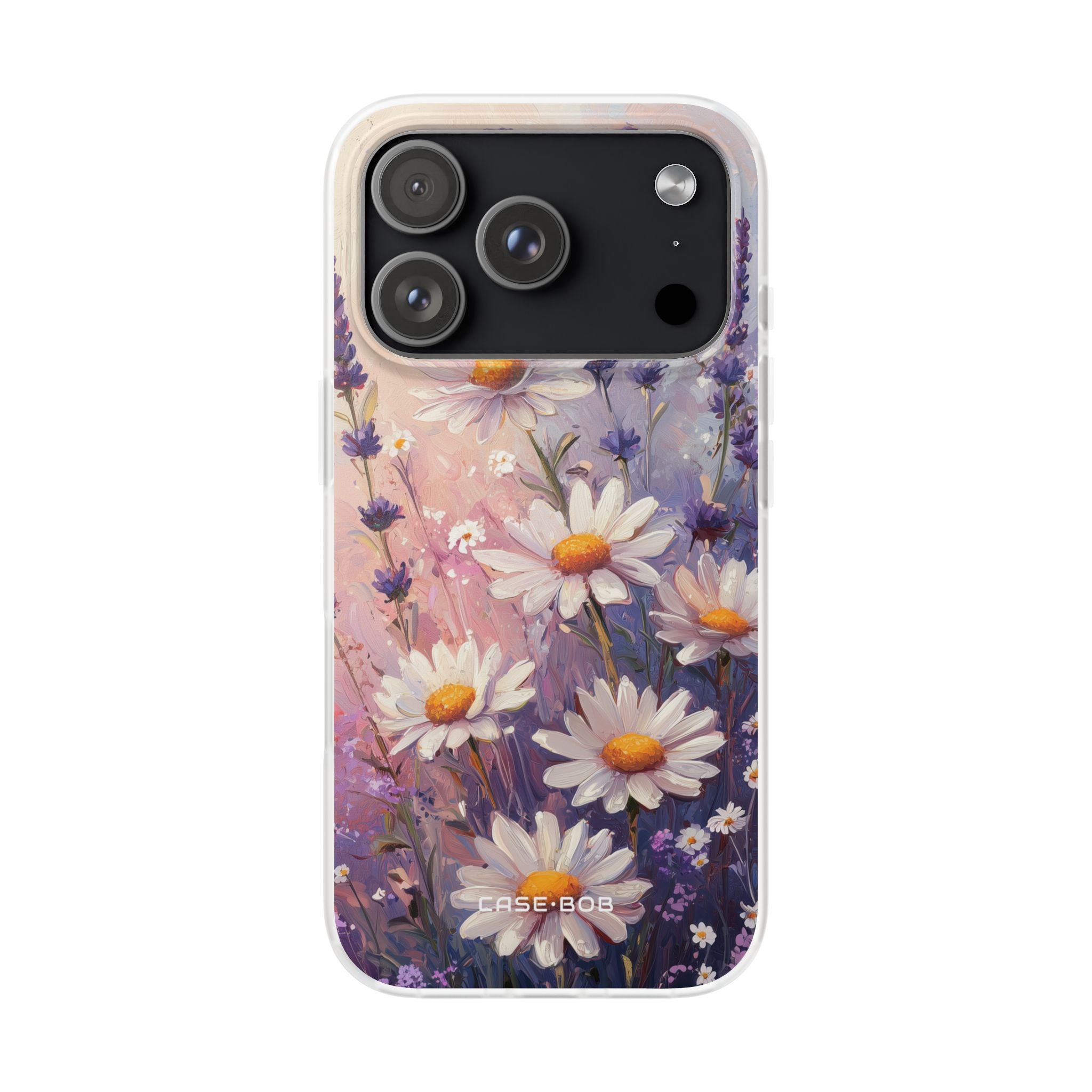 Daisy Lavender Bloom iPhone 17 Pro Case - Soft - CASE•BOB