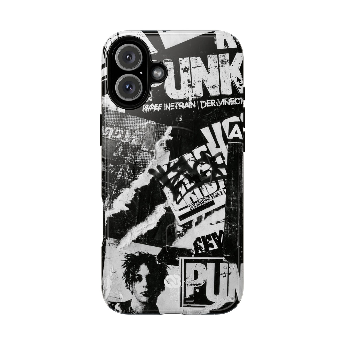 Underground Punk Collage · Tough 2.0 Magnetic Phone Case for iPhone · Black