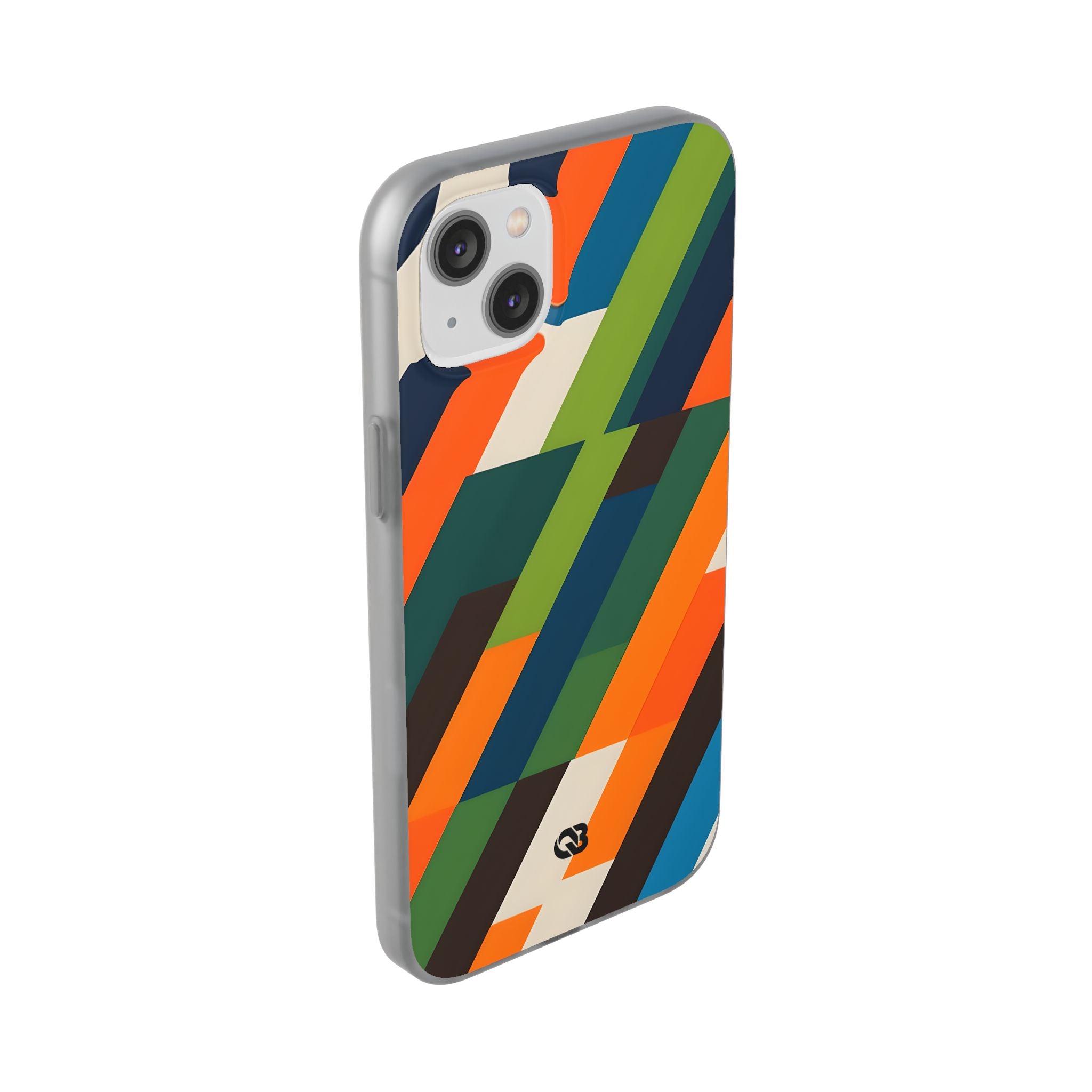 Angled Retro Mosaic · Soft Handyhülle für iPhone