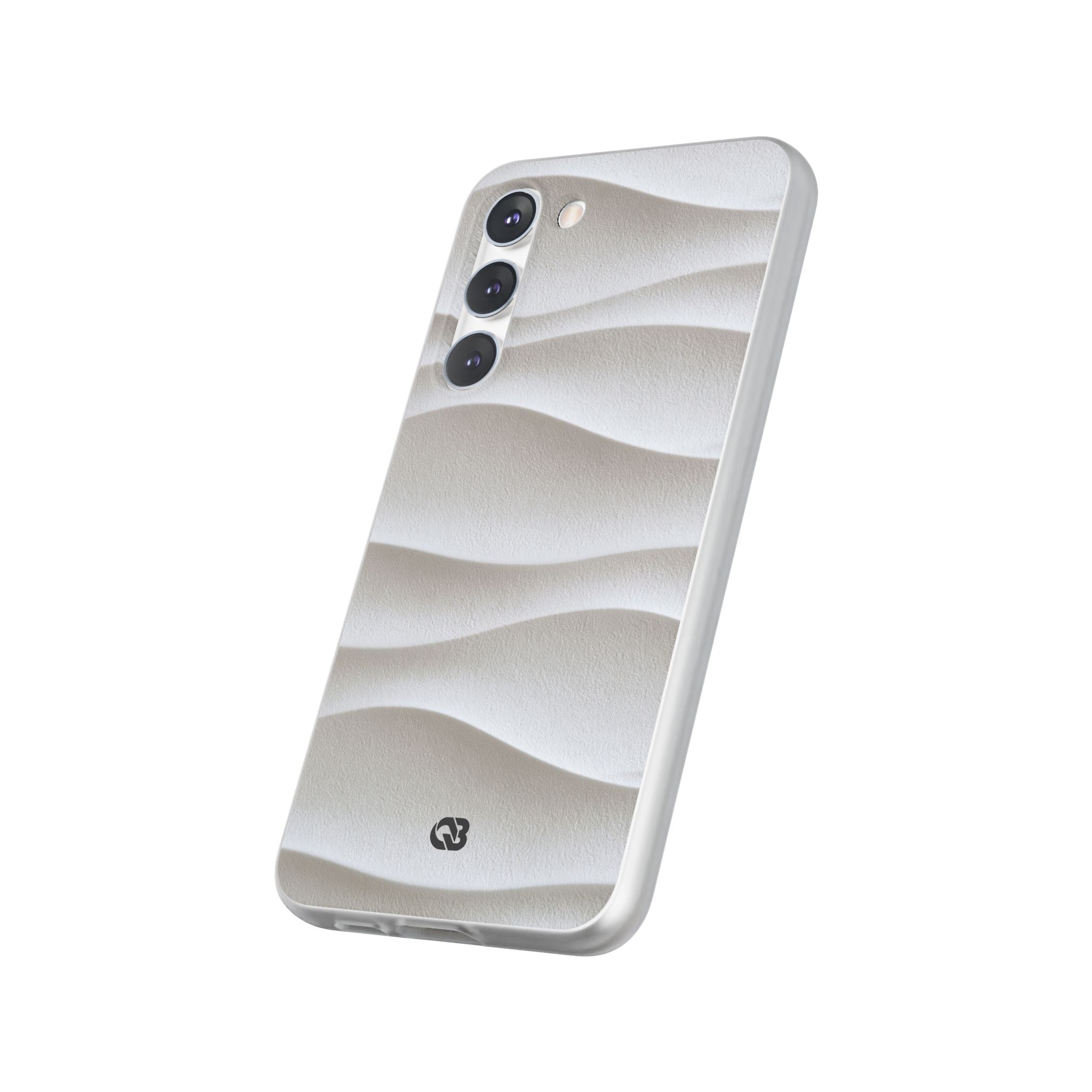 White Lite Phone Case for Samsung - Arctic Flow Ridges