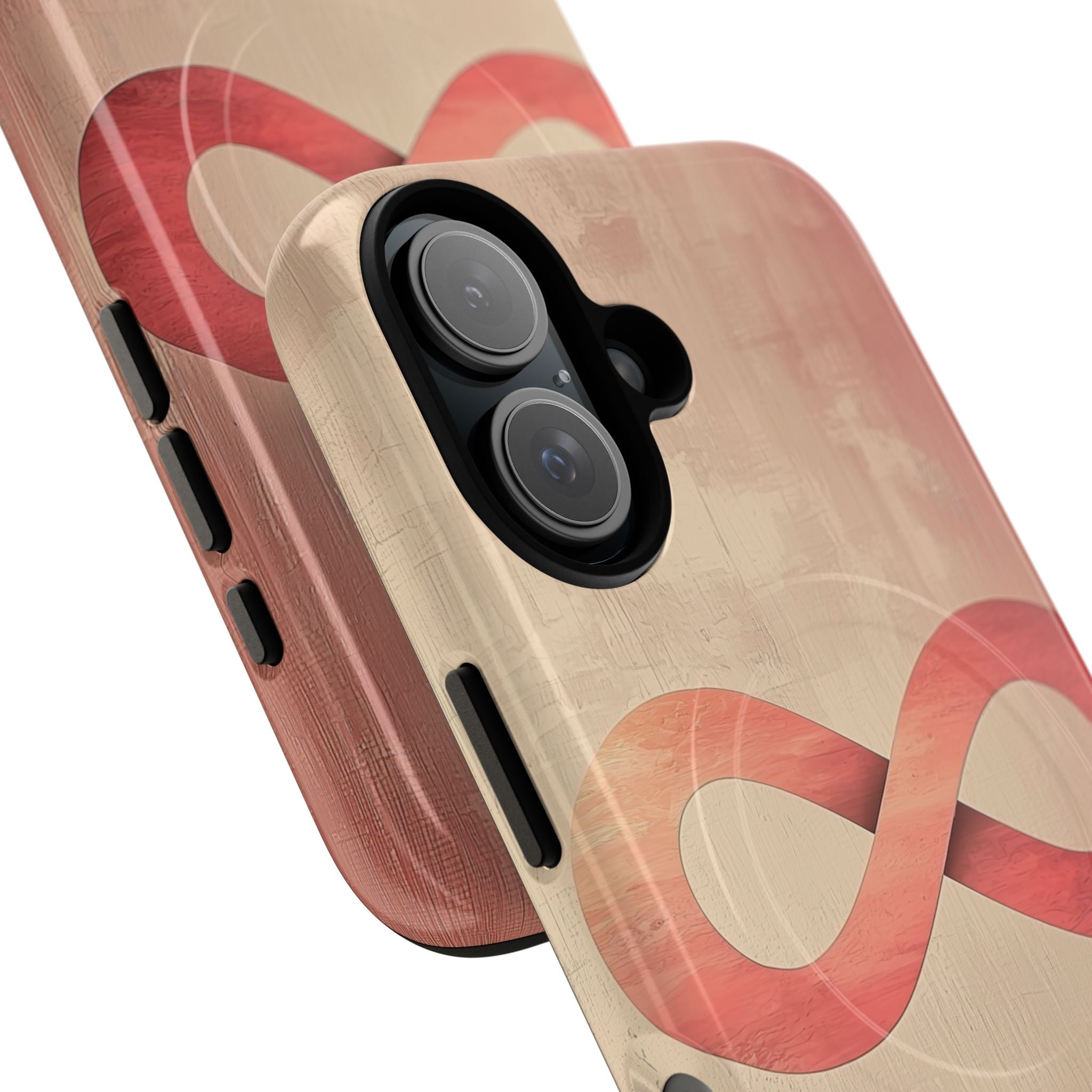 Terracotta Infinity Stroke · Tough+ Magsafe