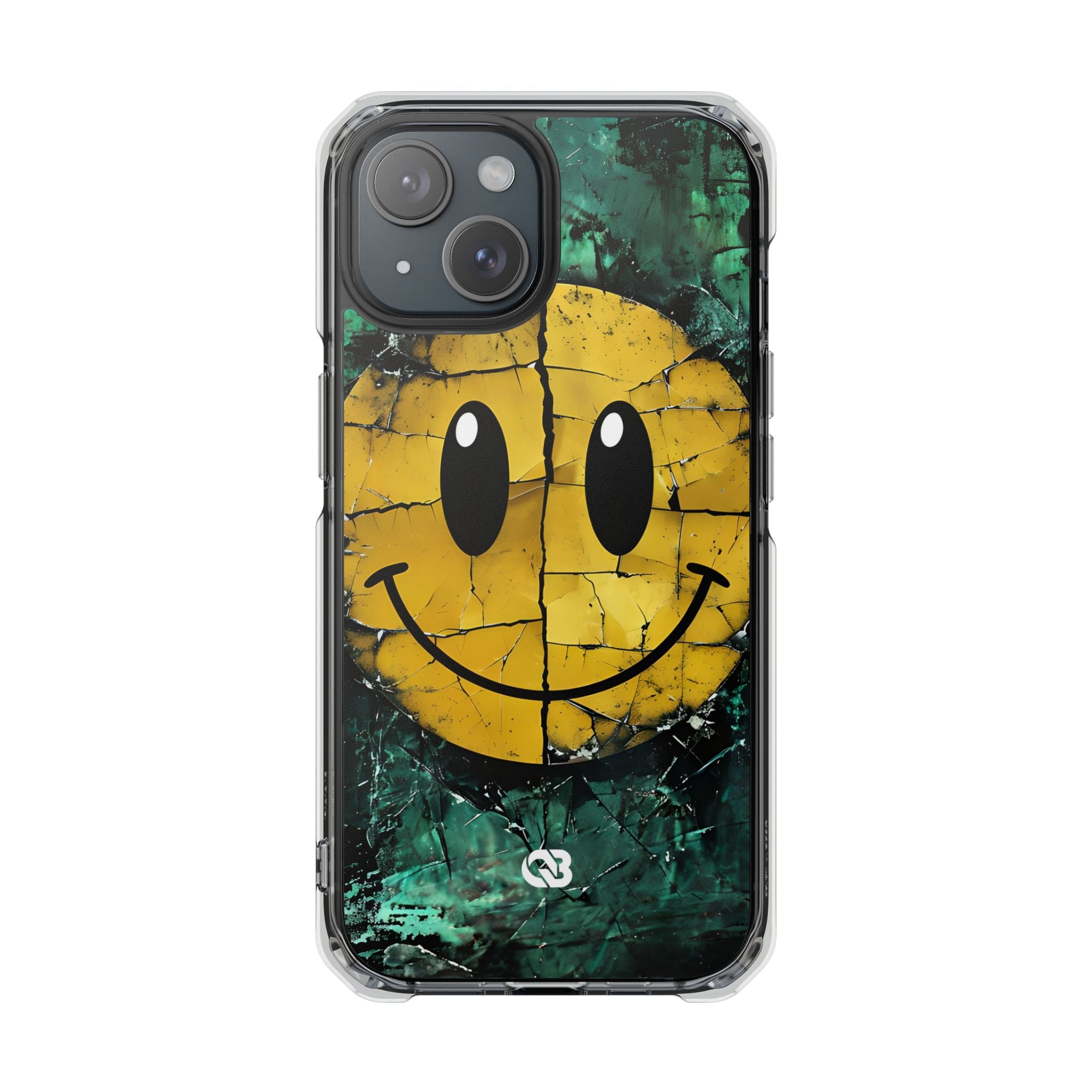 Fractured Yellow Grin · Impact Phone Case for iPhone · Magsafe
