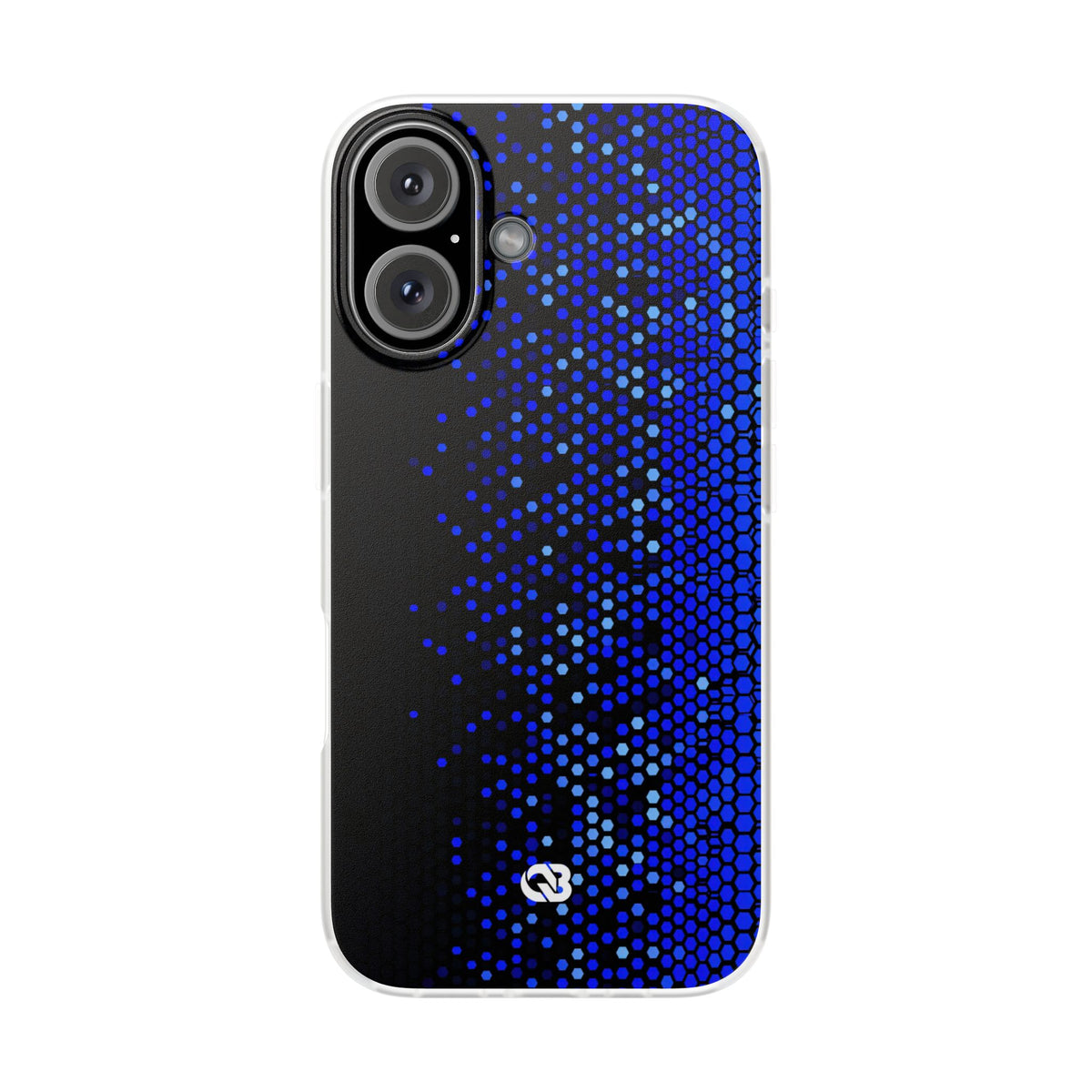 Cobalt Hex Dispersion · Lite Phone Case for iPhone · Blue