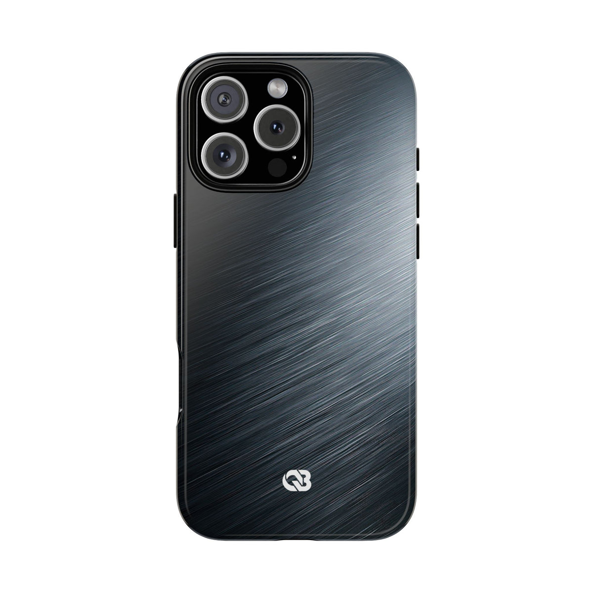 Brushed Obsidian Steel · Tough Phone Case for iPhone · Grey